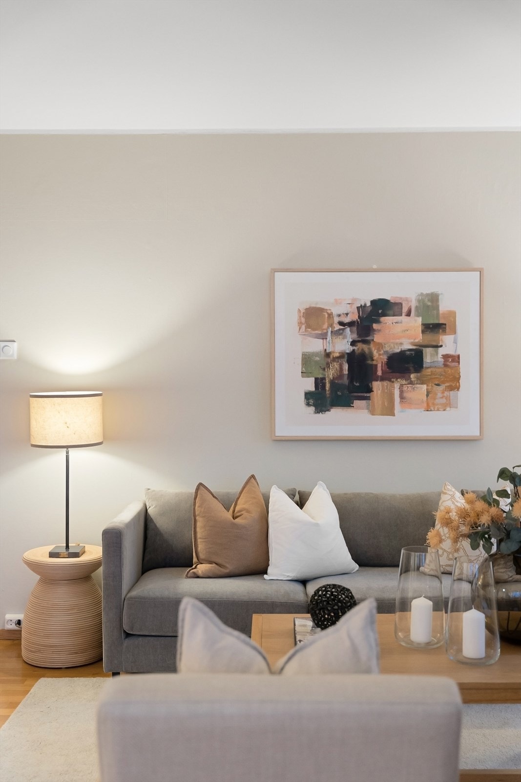 Lyse, malte flater gir et godt utgangspunkt for personlig innredning. Galleribilde