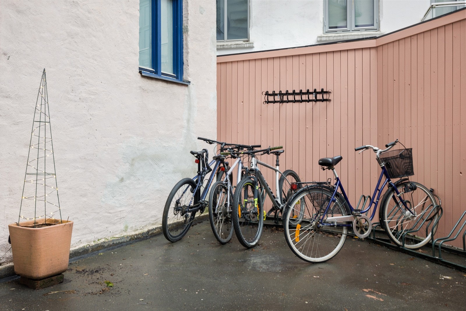 Mulighet for sykkelparkering Galleribilde