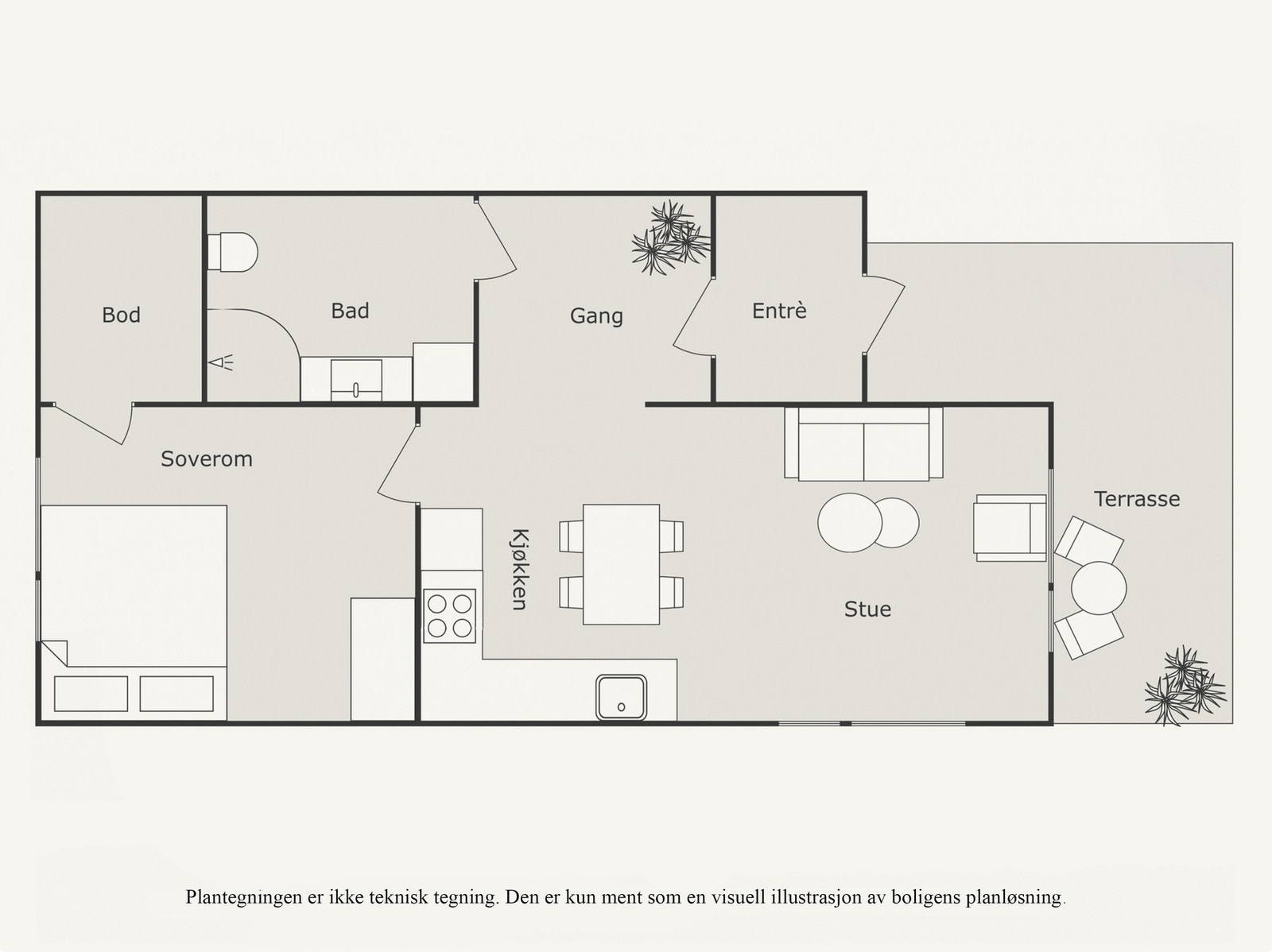Plantegning. Galleribilde