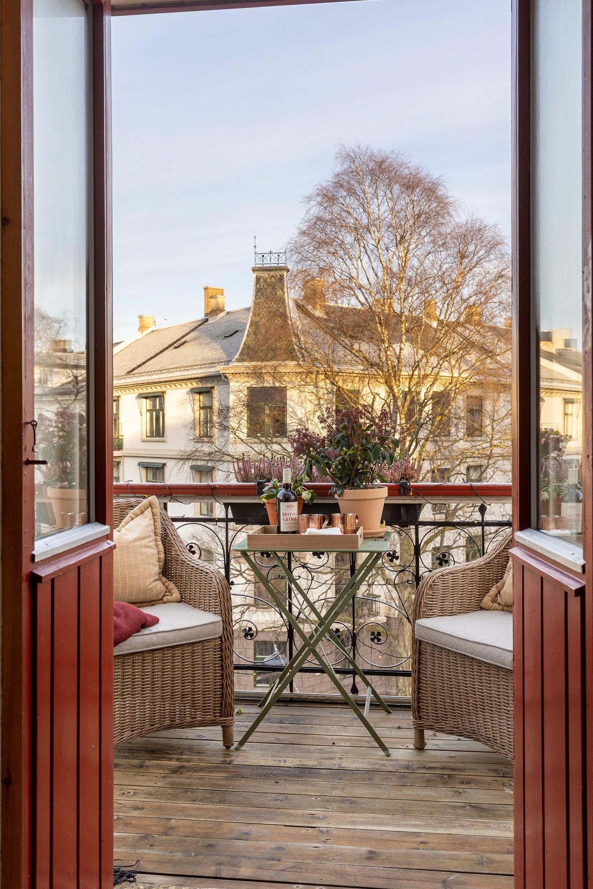 Balkong med utgang fra kjøkken/ spisestue Galleribilde