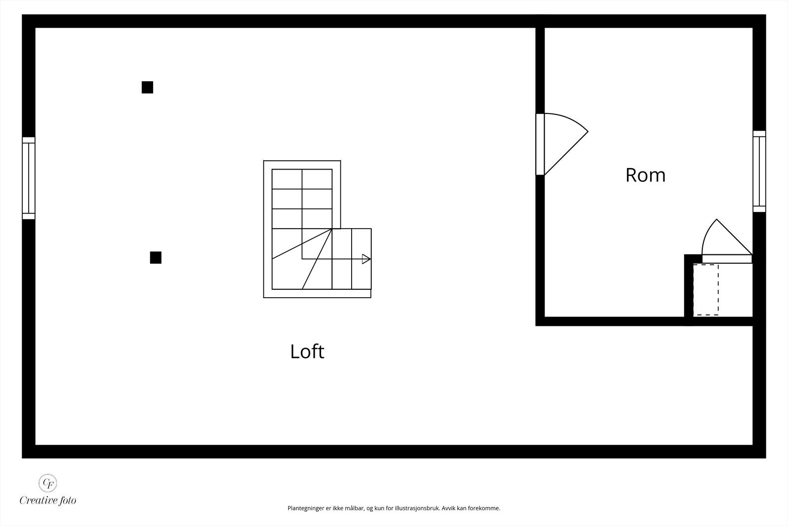 Plantegning Galleribilde