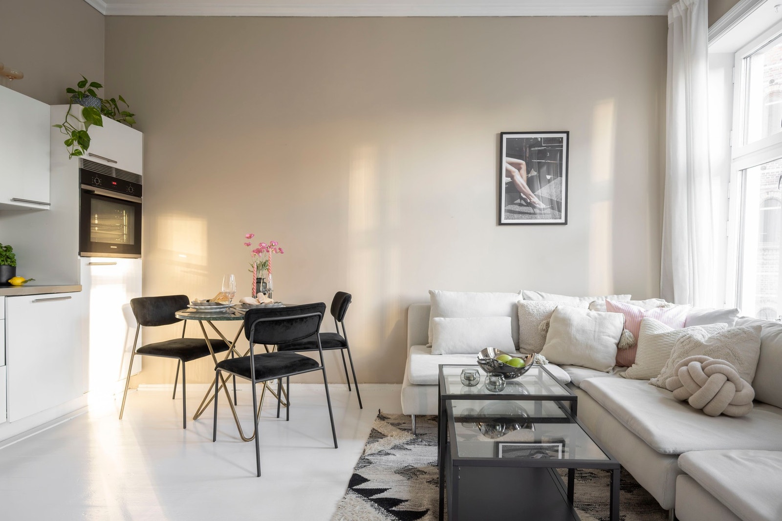 Ideell planløsning hvor hver eneste kvadratmeter er godt utnyttet. Galleribilde