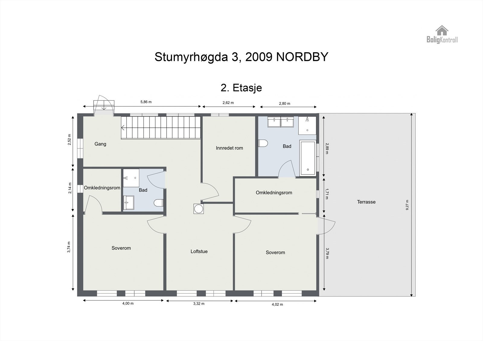 Plantegning - 2. etasje. Galleribilde