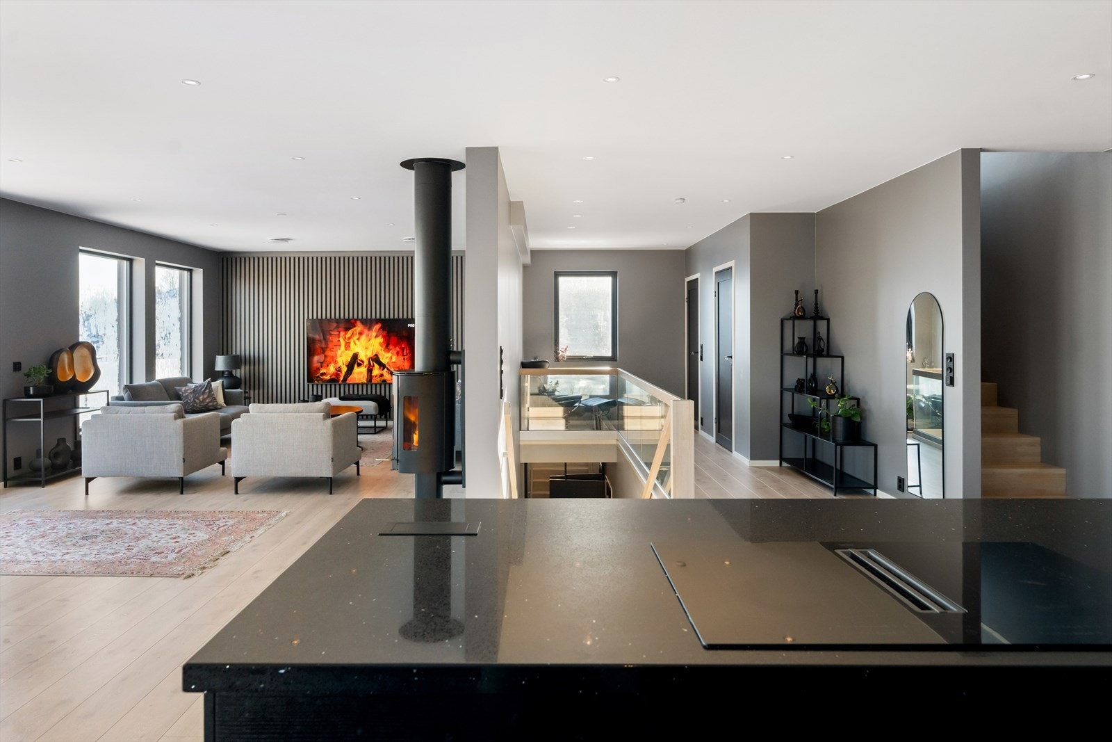 God oversikt fra kjøkkenet. Galleribilde