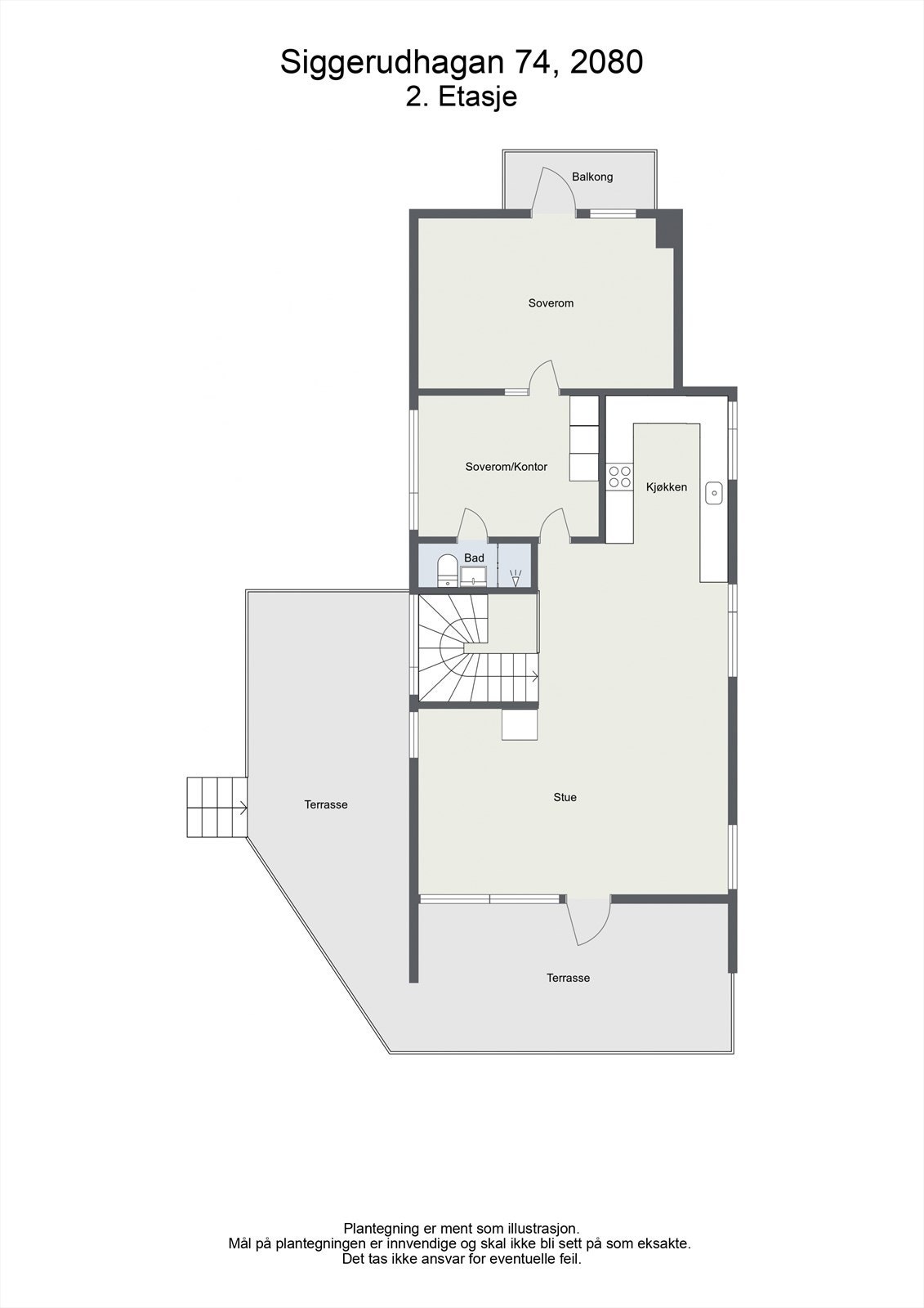 Planskisse 1.etasje Galleribilde