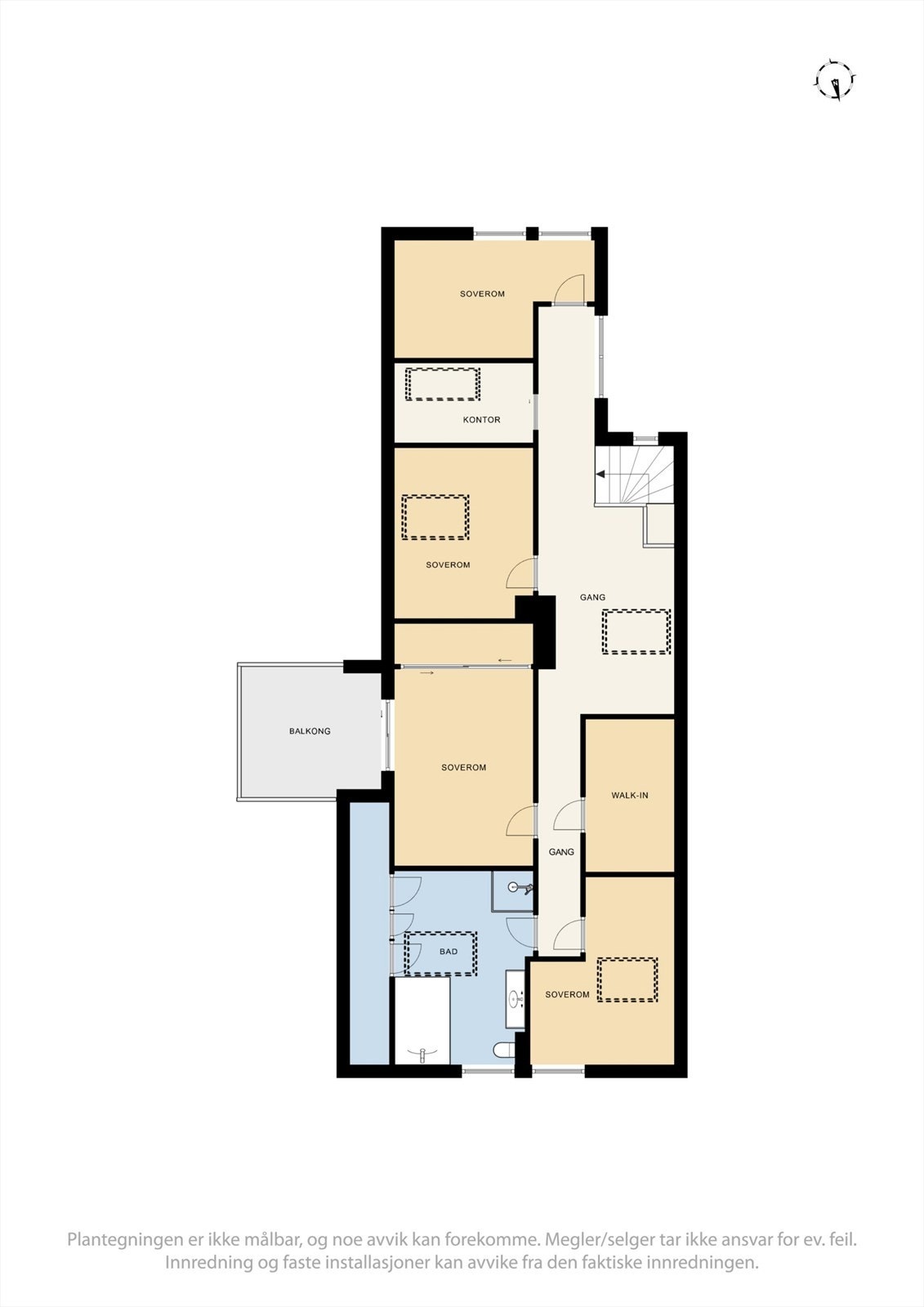 Plantegning 2. etasje. Galleribilde