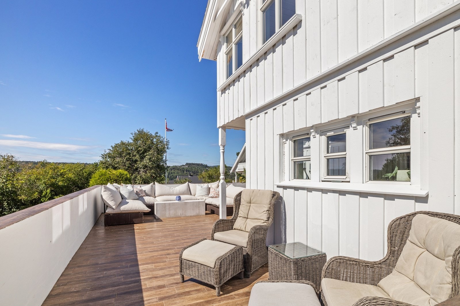 Her kan man nyte gode solforhold på varme sommerdager. Galleribilde