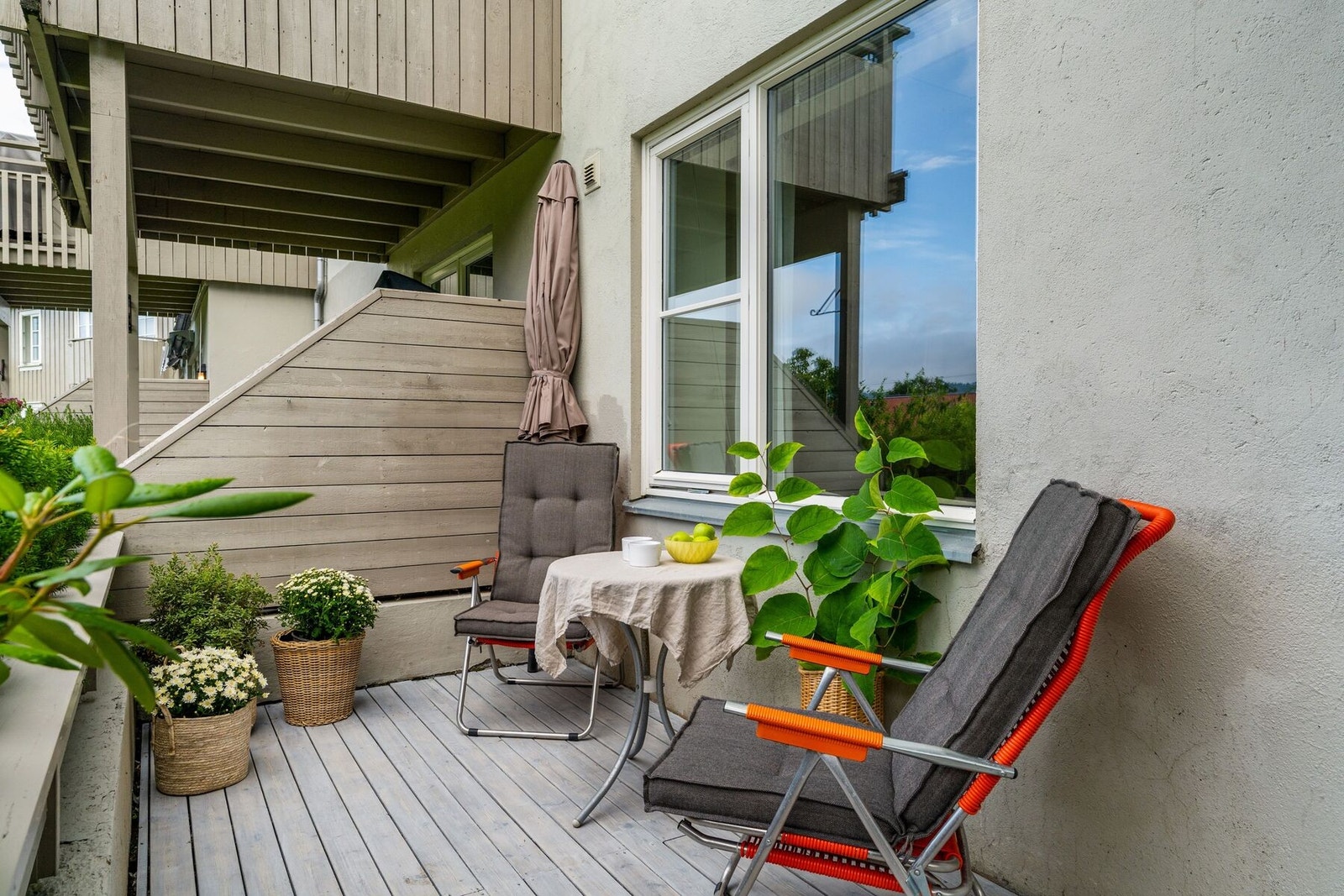 Leiligheten byr på en rekke kvaliteter, bla. en herlig vestvendt terrasse på 13 m². Galleribilde