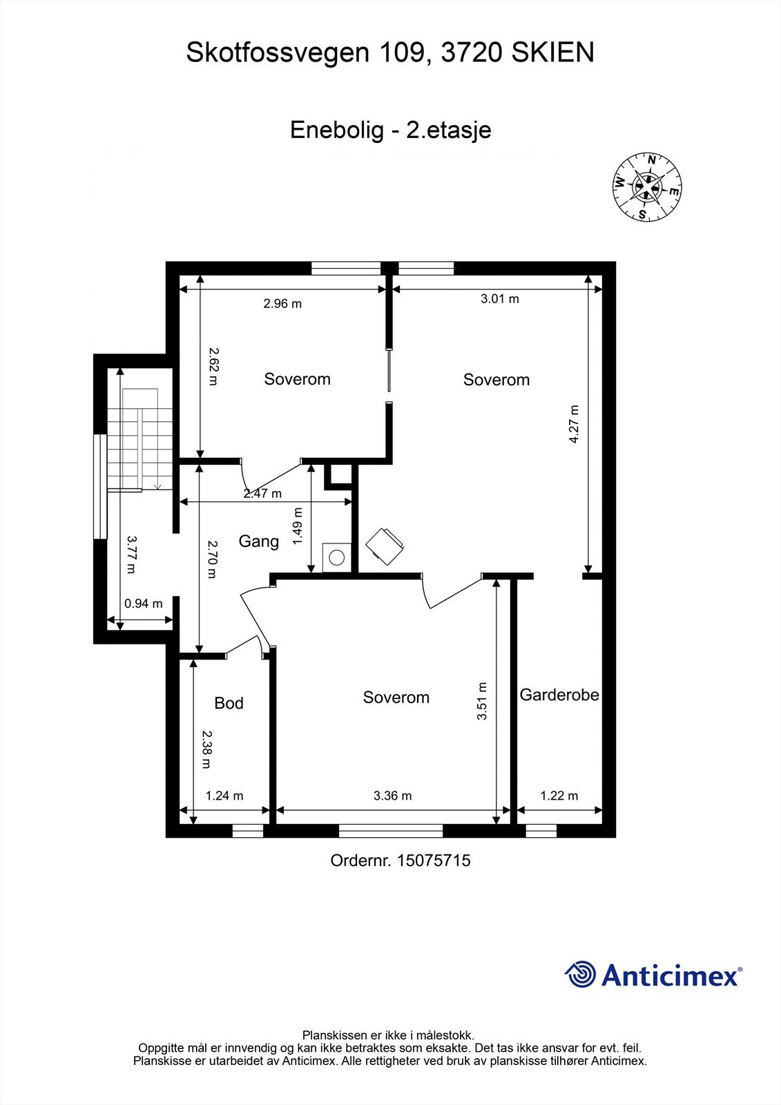Plantegning - 2.etg. Galleribilde