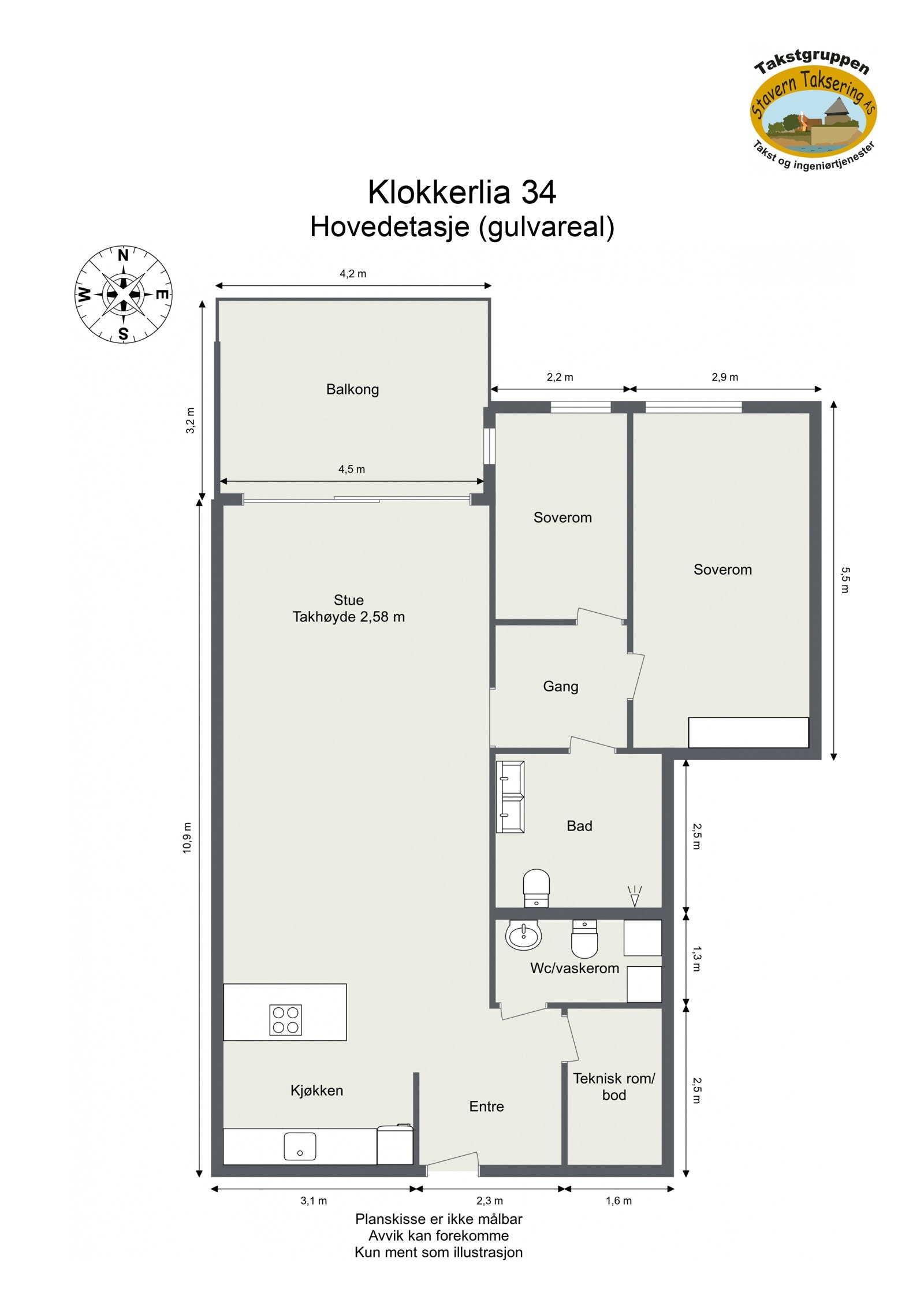 Plantegning. Galleribilde