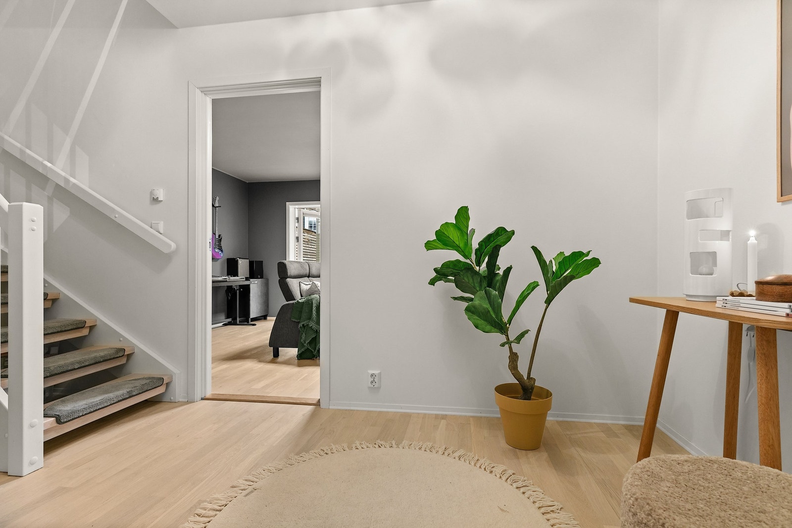 Trappegang i underetasjen kan også innredes etter behov. Galleribilde