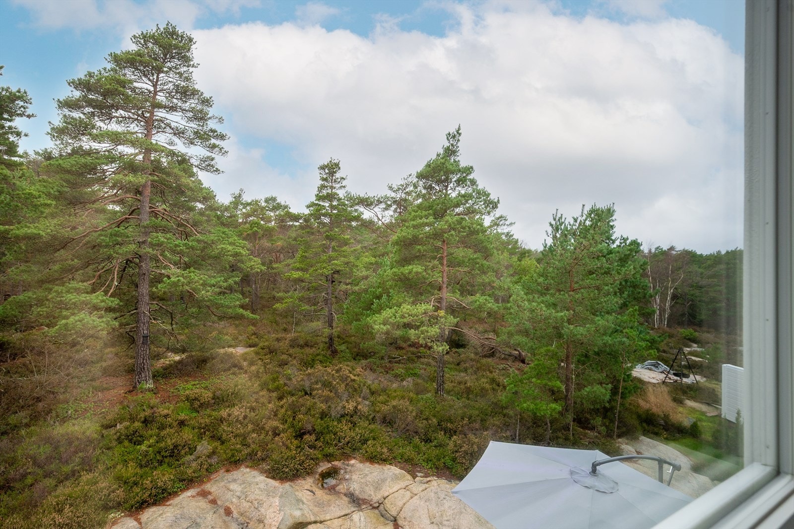 Utsikt fra soverom. Galleribilde