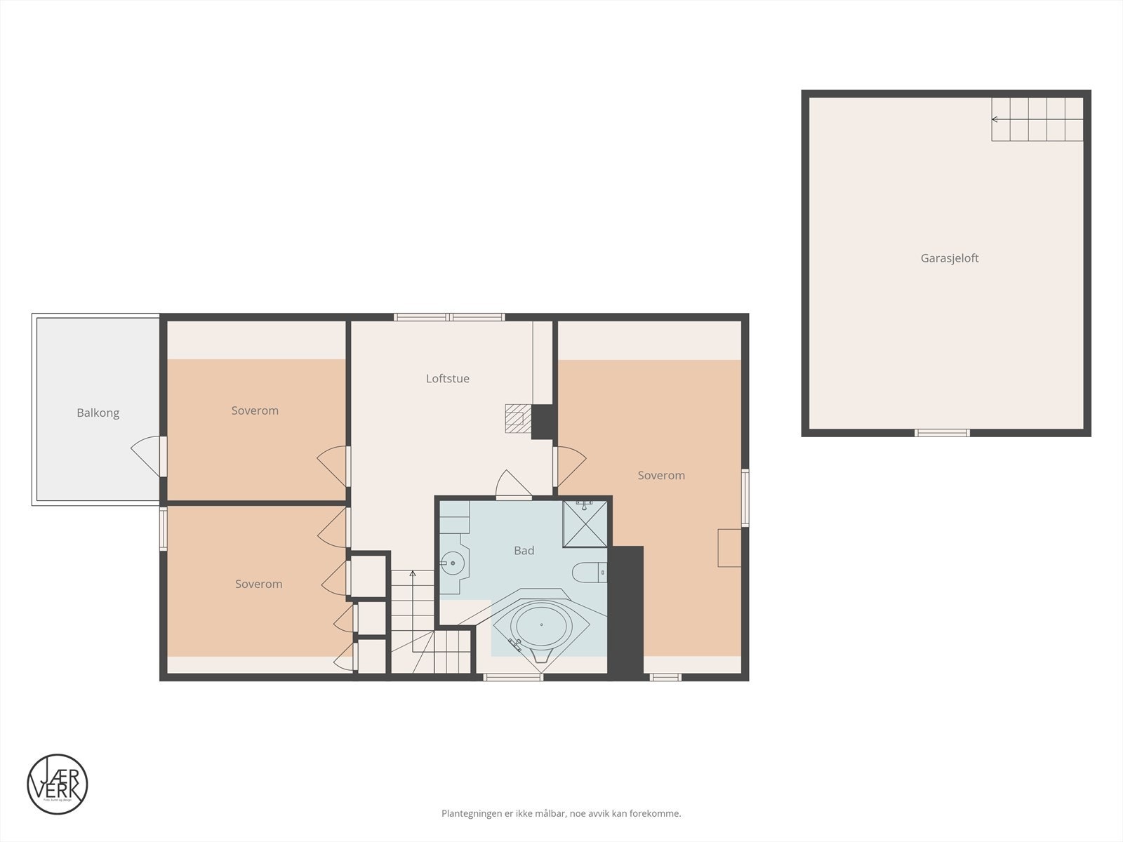 Plan 2 etasje. Galleribilde