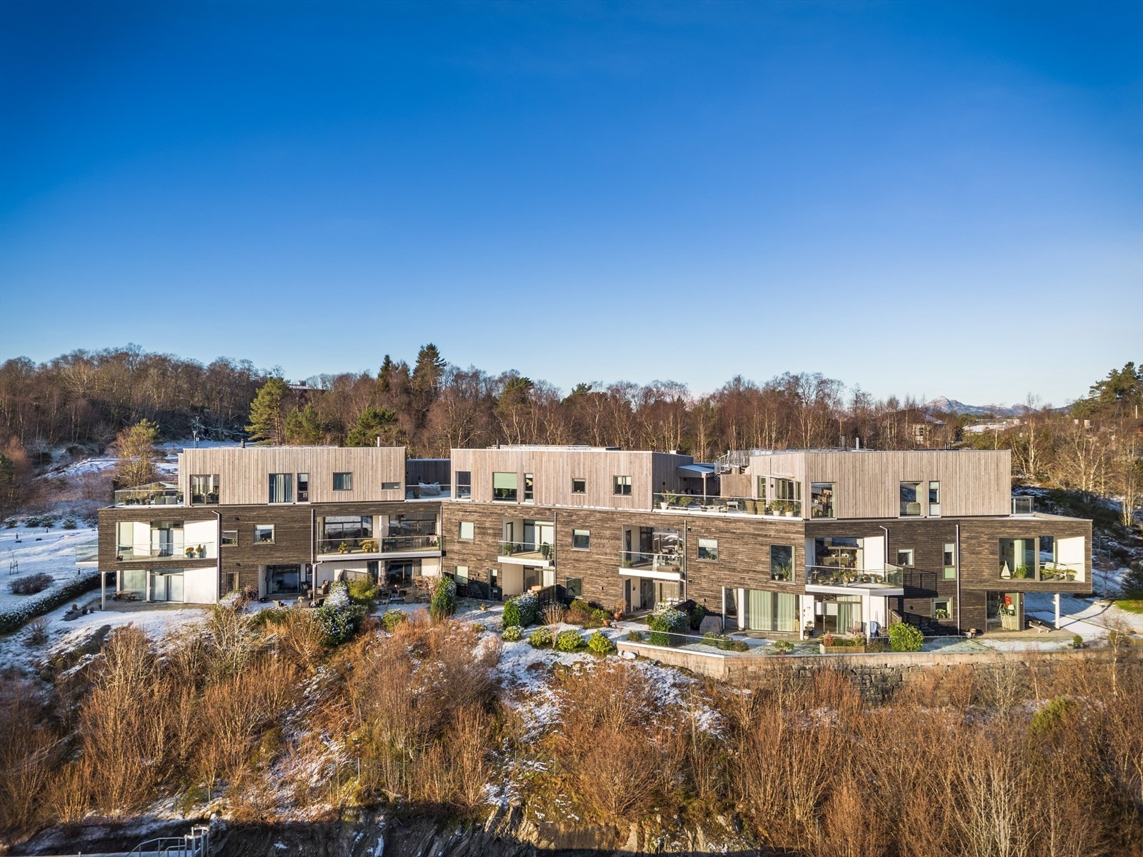 En av fordelene med å bosette seg i et nyere bygg er at man får lave bokostnader og et energieffektivt bygg - Galleribilde