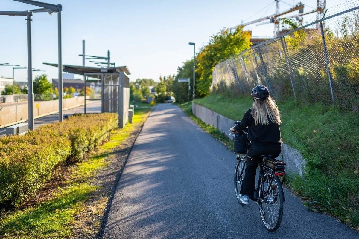 Sykkelstier Galleribilde
