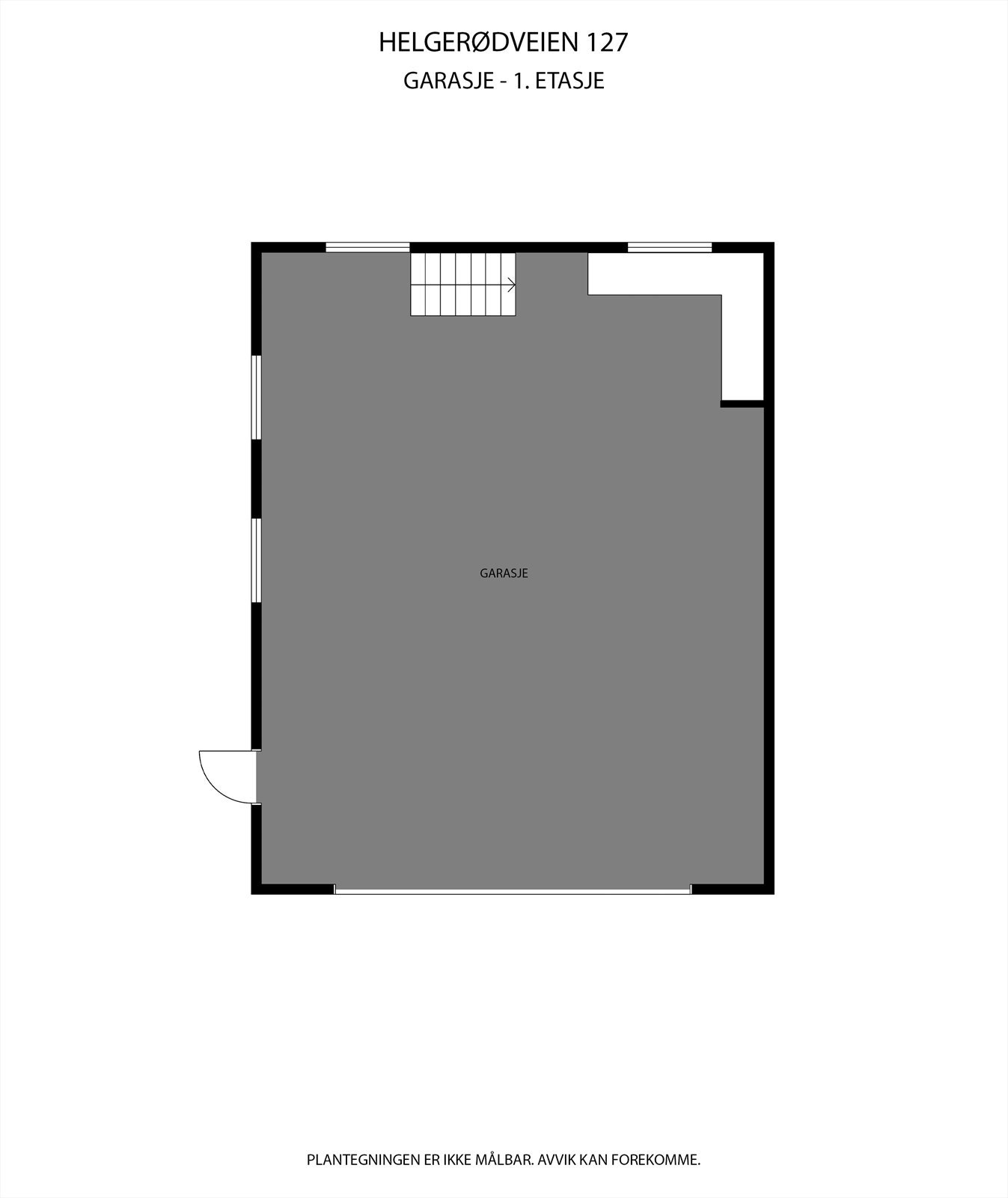 Plantegning GARASJE 1ETG Galleribilde