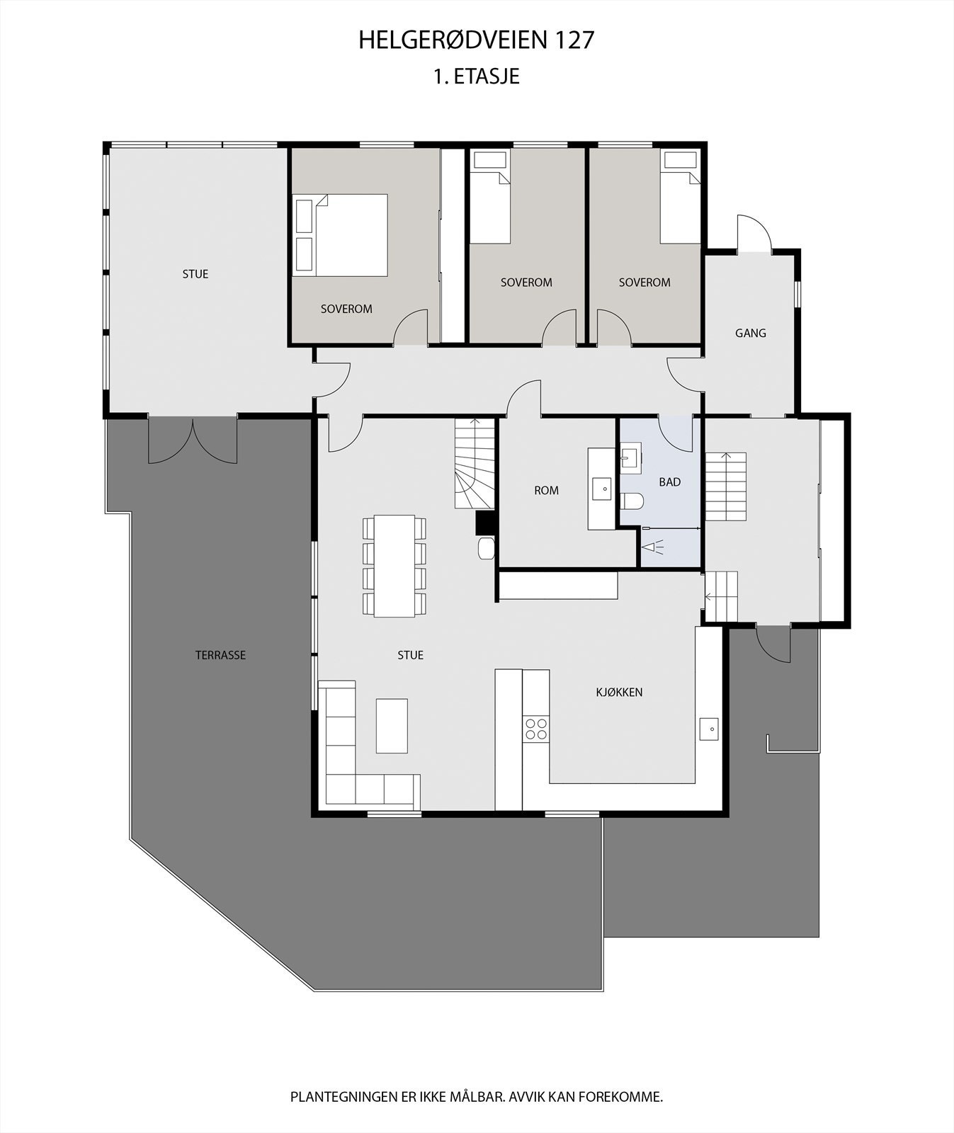 Plantegning 1ETG Galleribilde