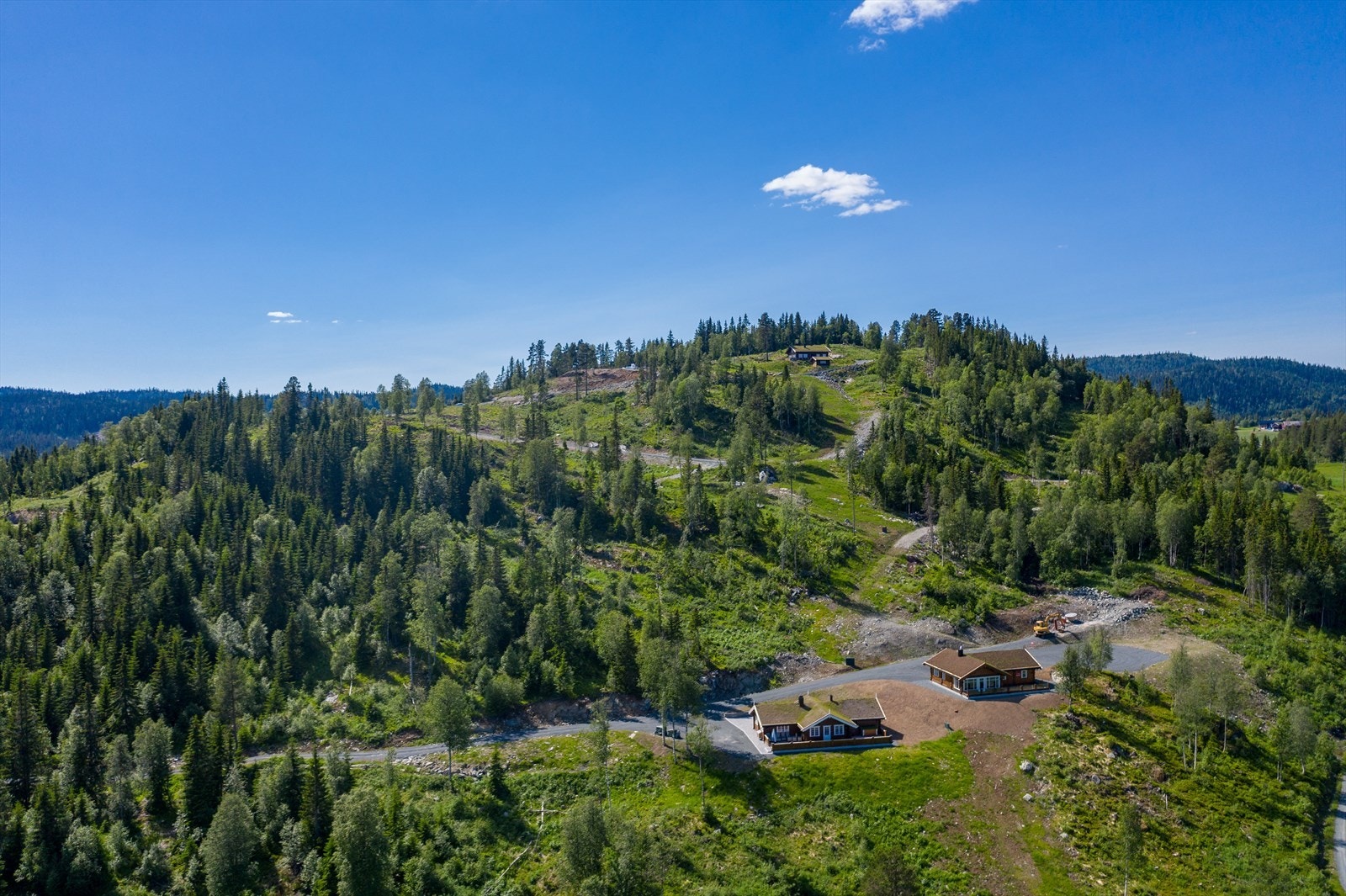 Det kan bygges 120BYA på hver tomt. Galleribilde