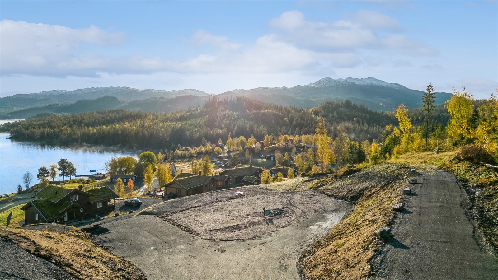 Tur og langrennsløyper rett utenfor døren. Galleribilde