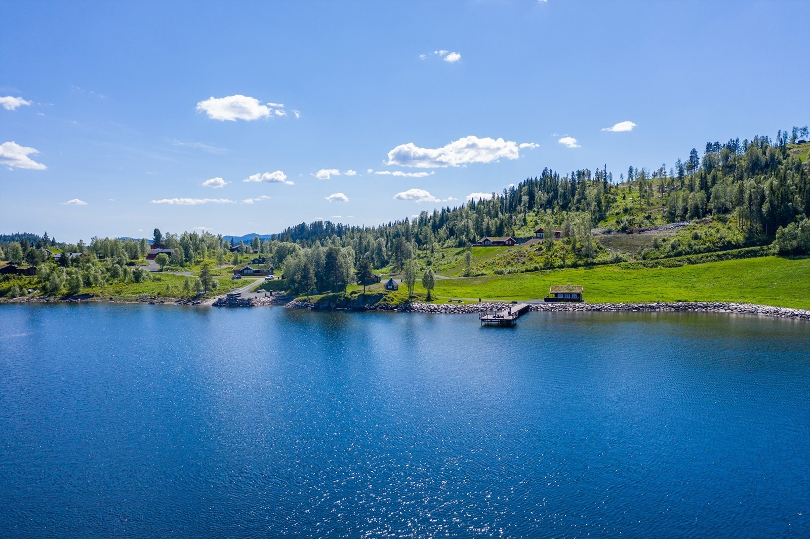 Tomtene selges uten byggeklausul. Galleribilde