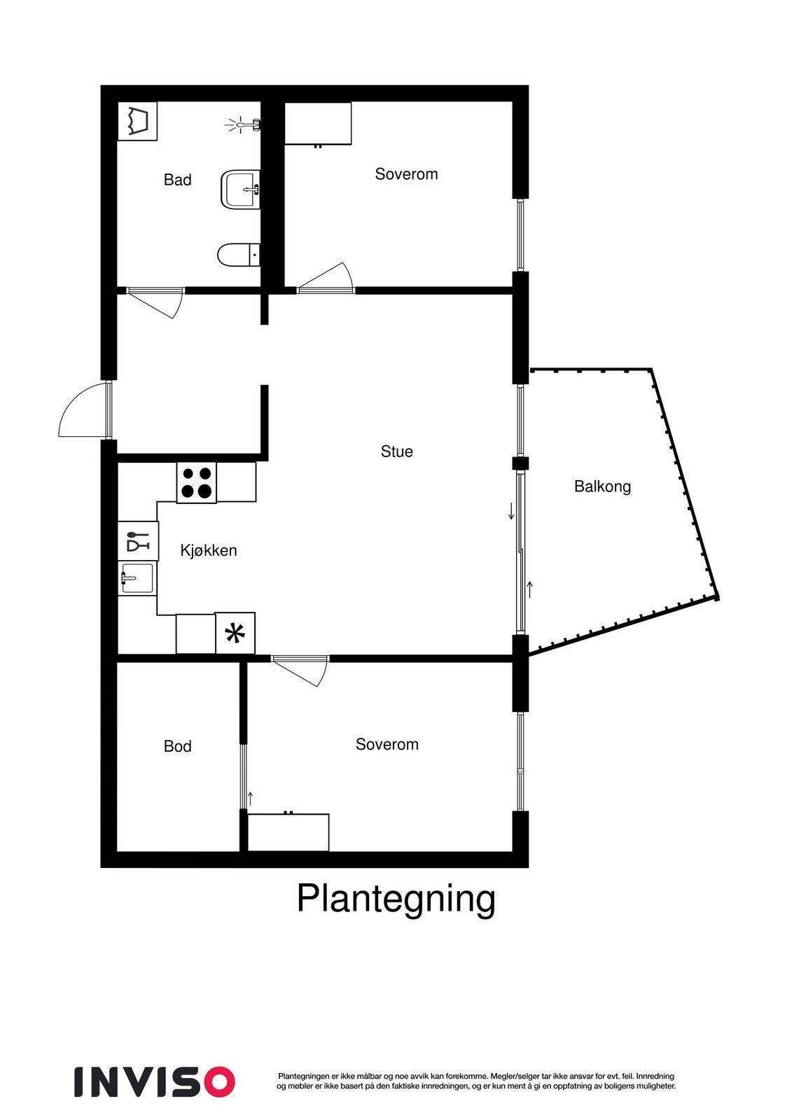 Plantegning Galleribilde