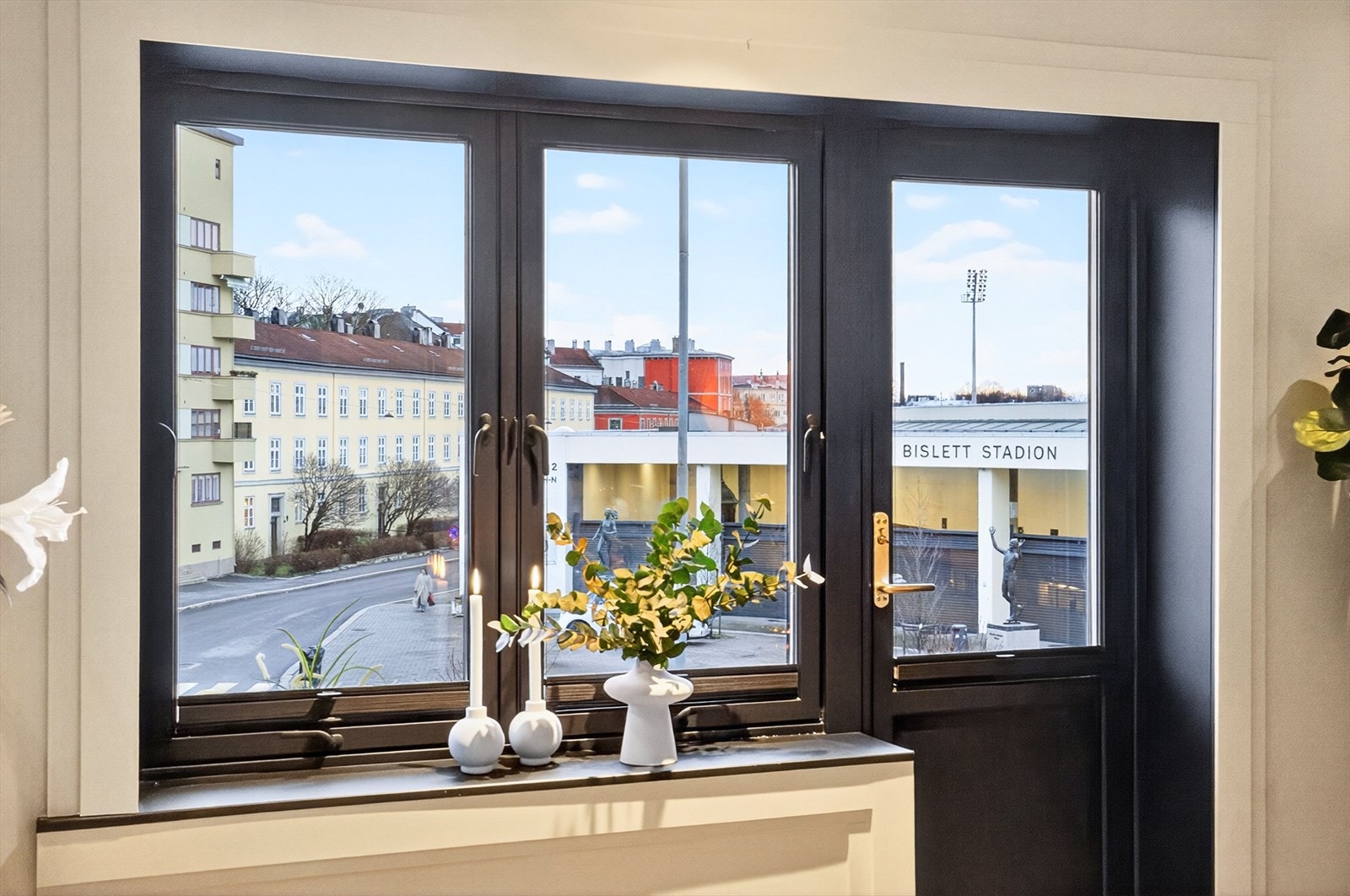 Utsyn mot Bislett stadion Galleribilde