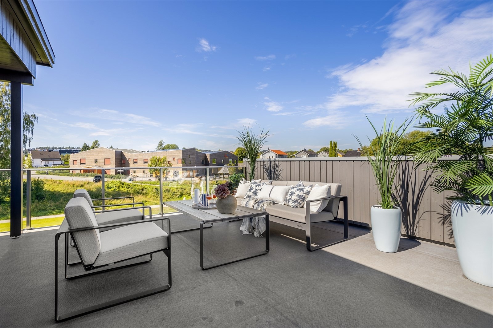 Her kan man nyte utsikten over flotte rekreasjonsområder Galleribilde