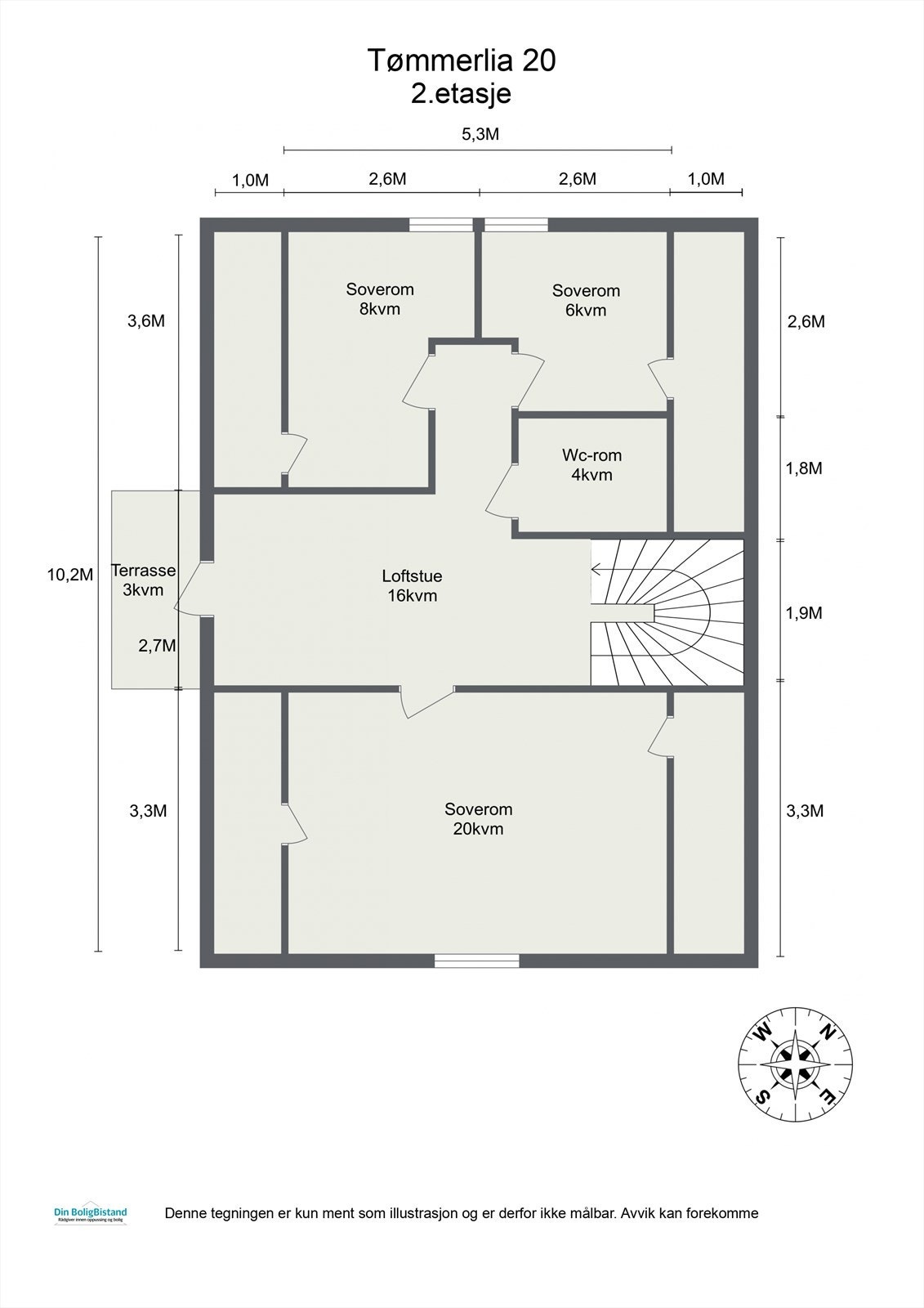 Plantegning 2. etasje. Galleribilde
