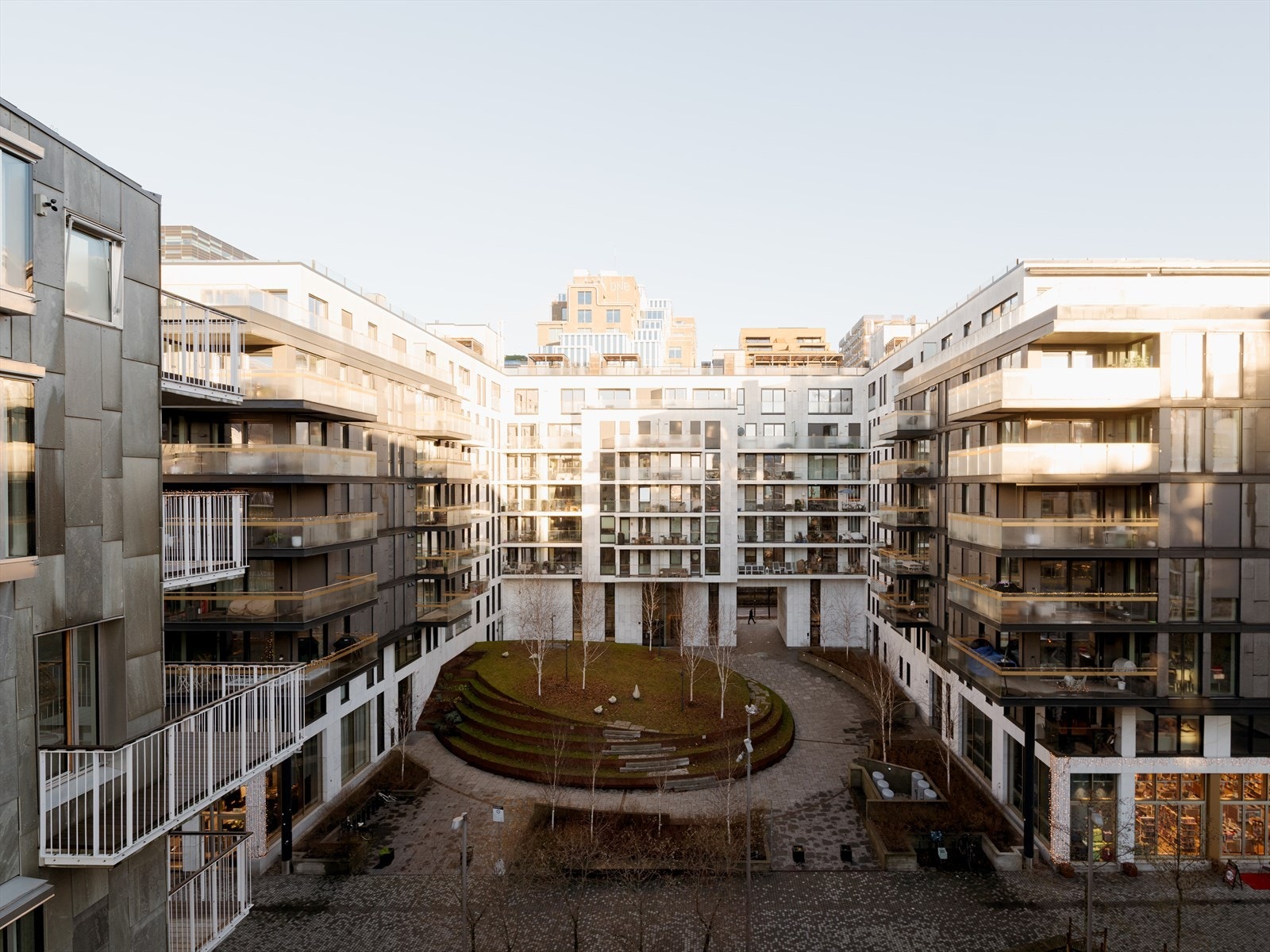 Utsikt fra balkong i motsatt retning Galleribilde