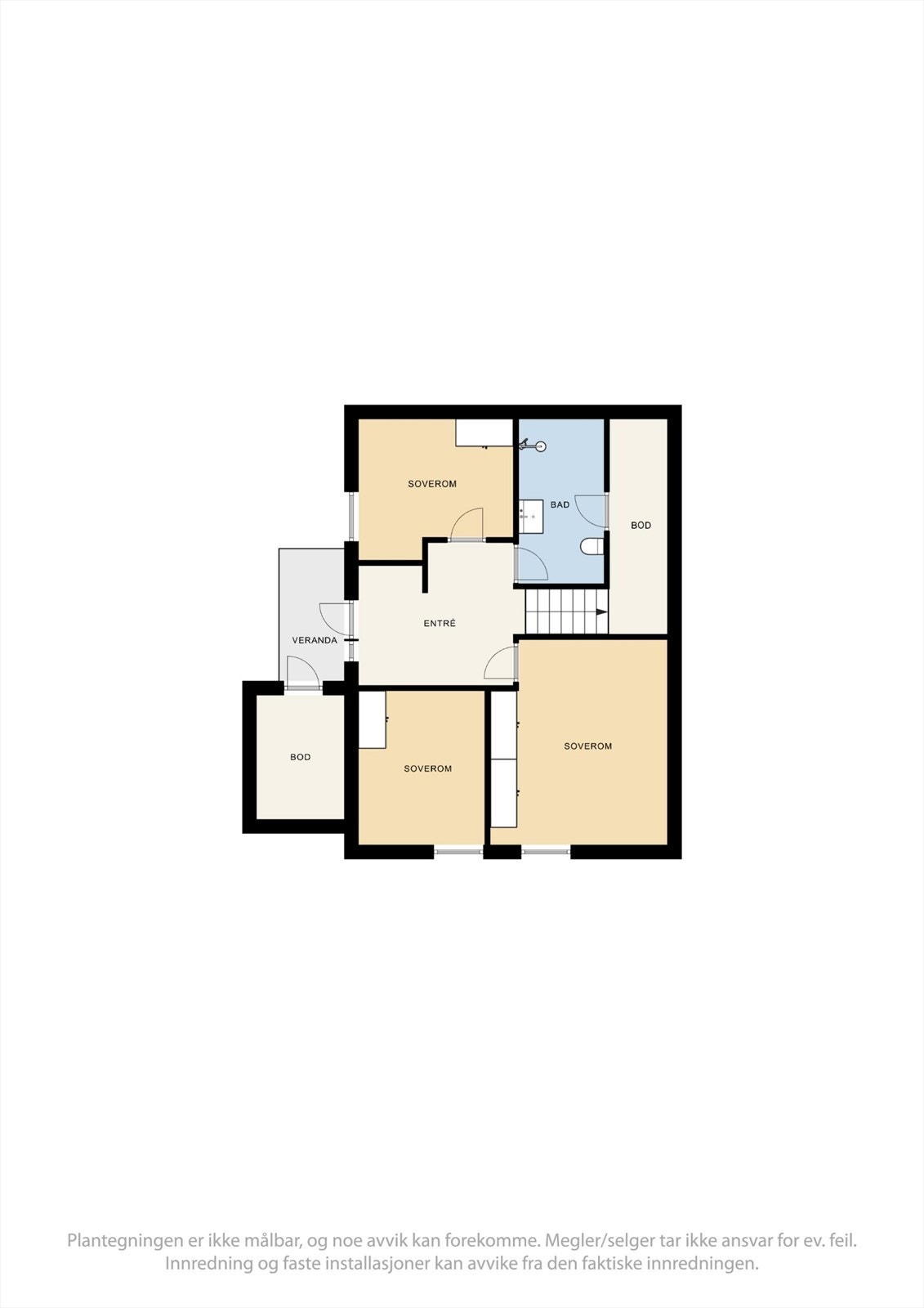 Plantegninger 1. etasje Galleribilde