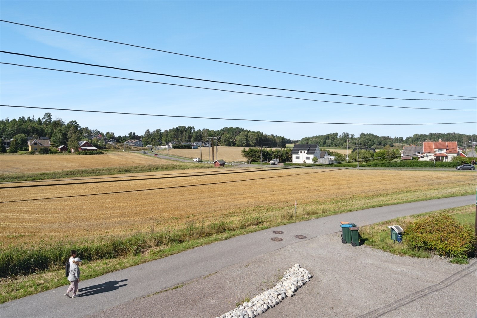 Fri utsikt over omkringliggende områder med vest. Galleribilde