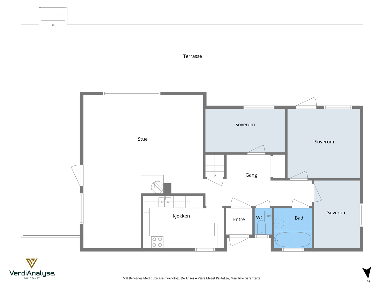 Planskisse hoveddel Galleribilde