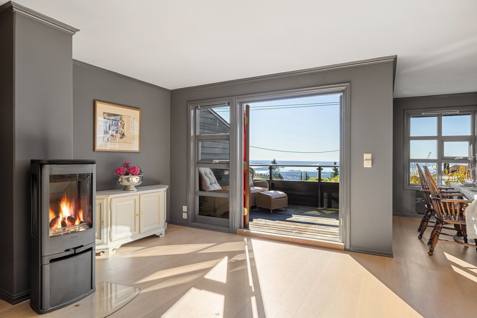 Her kan man nyte en fantastisk utsikt over Oslofjorden. Galleribilde