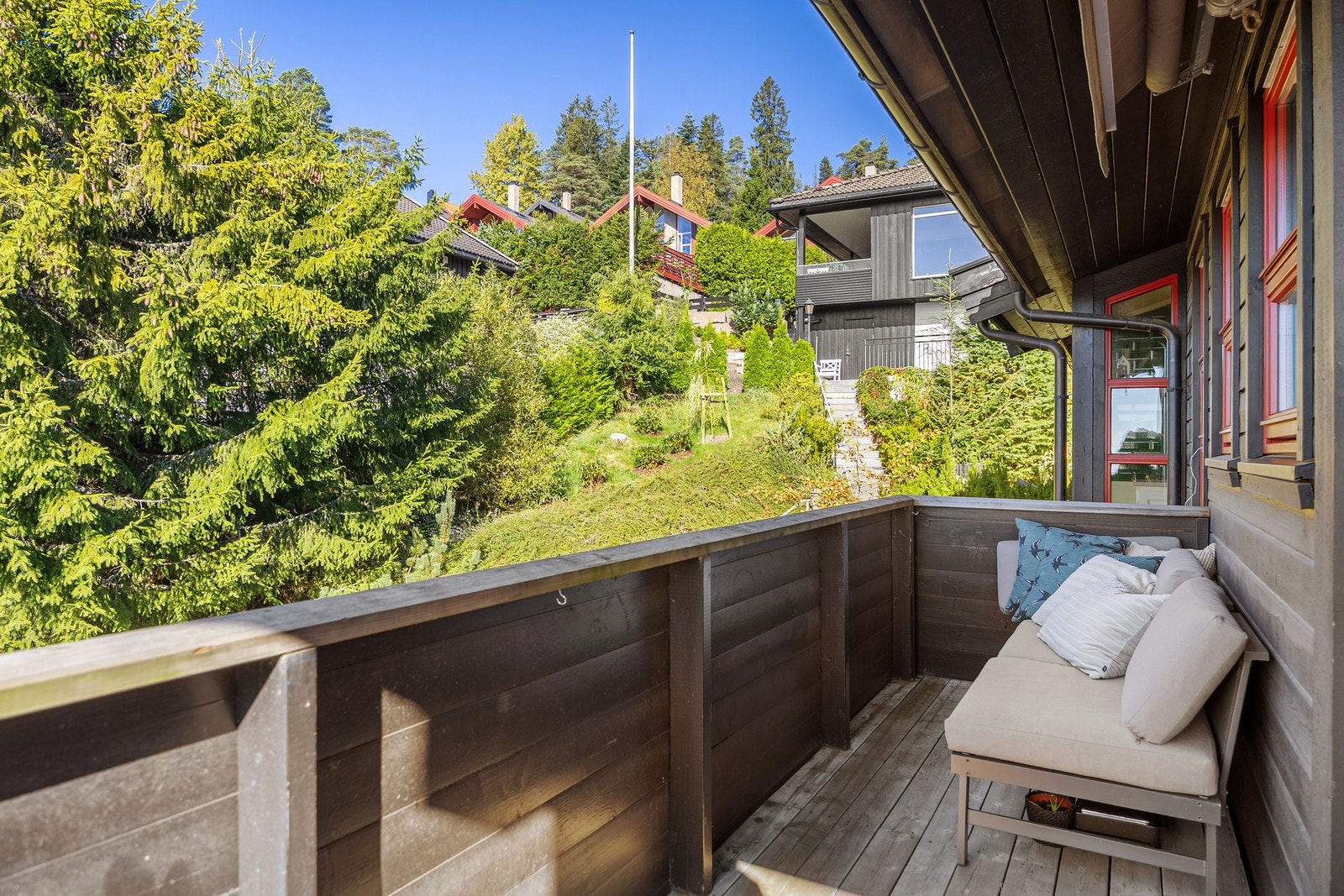 Her kan man nyte lange sommerkvelder. Galleribilde