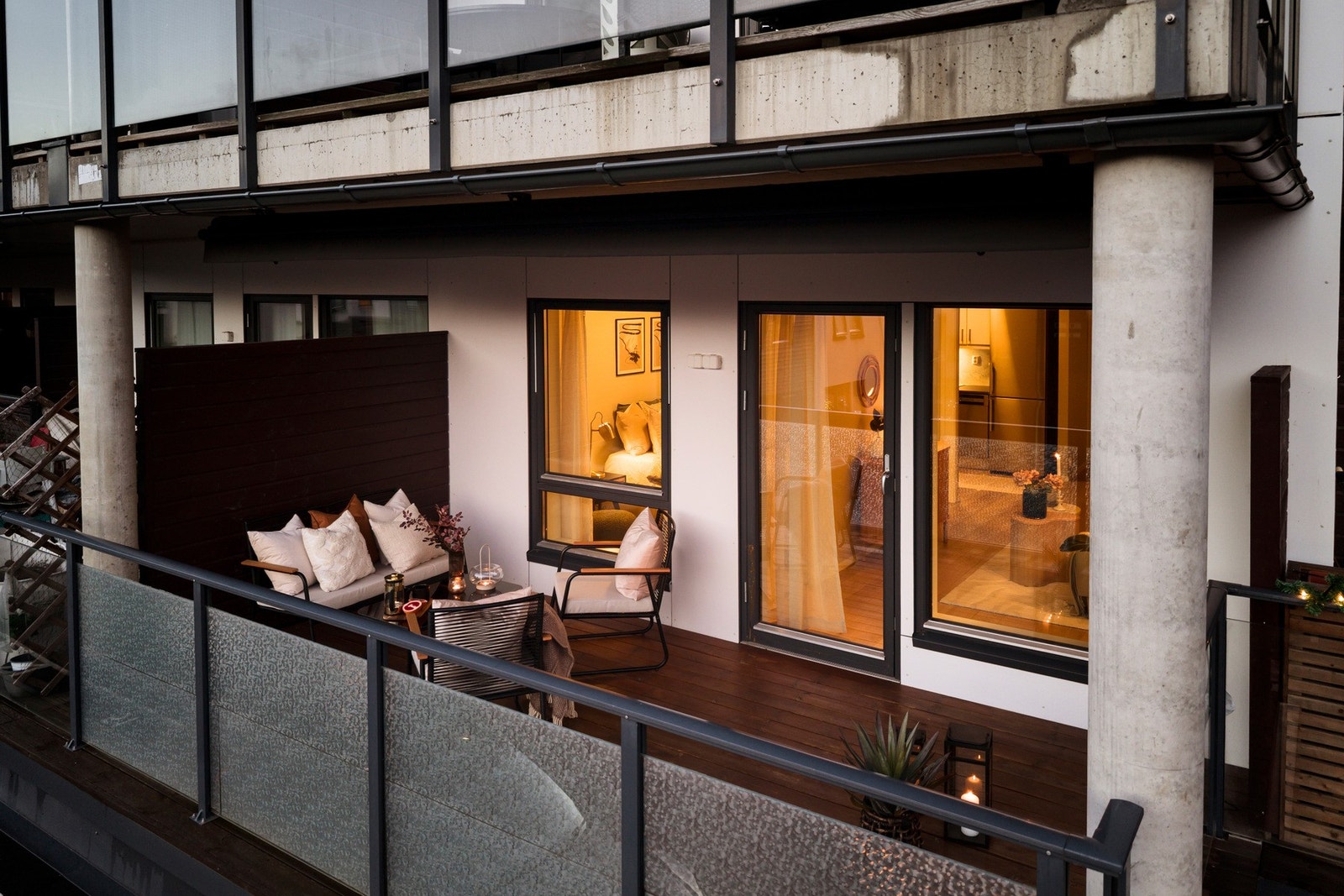 Balkongen er overbygget Galleribilde