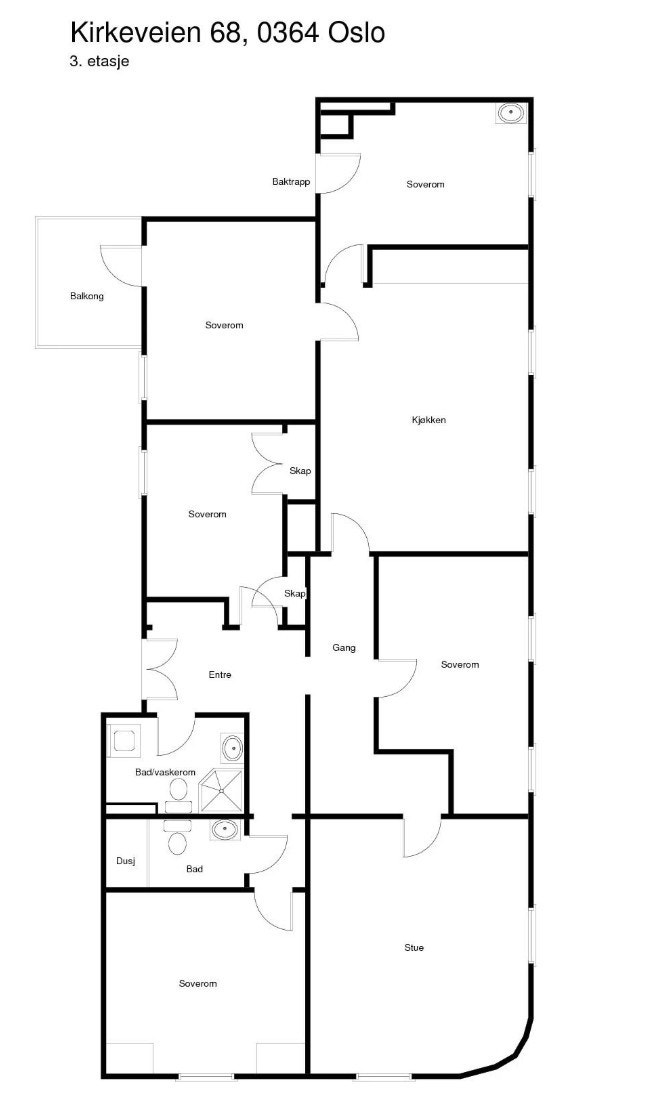 Plantegning Galleribilde