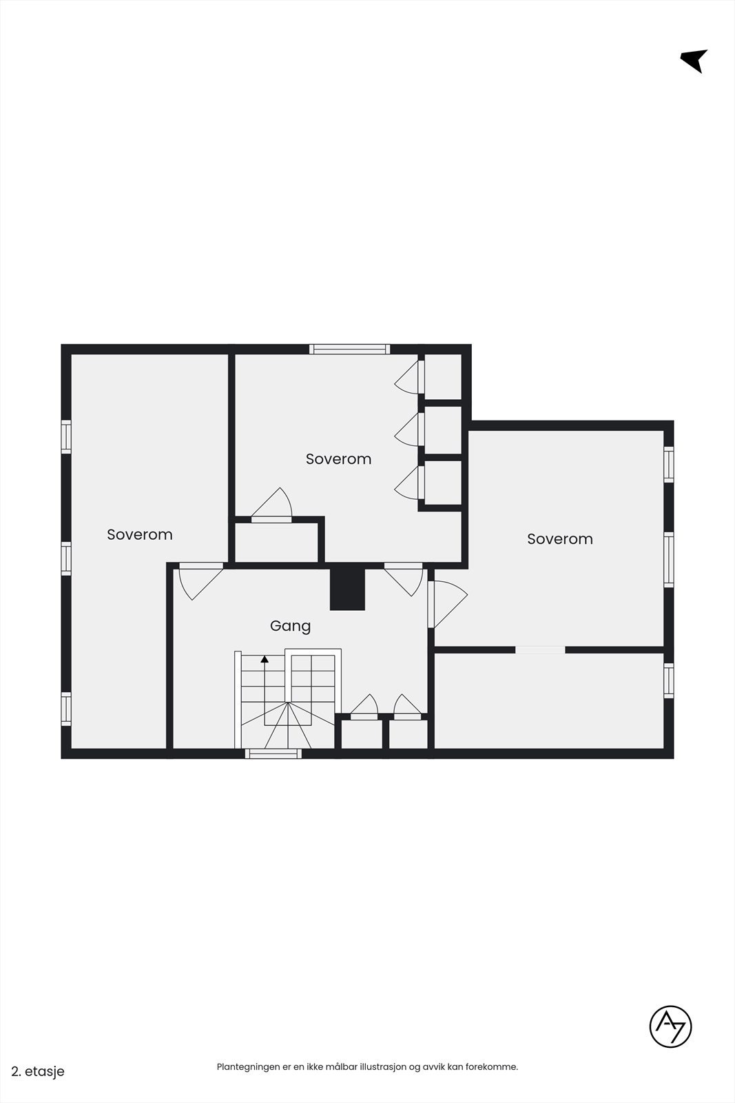 Plantegning - 2. etasje Galleribilde
