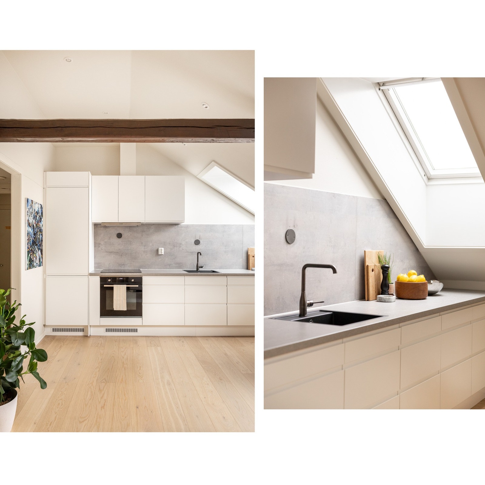 Leiligheten har gulvareal på hele 47 kvm. Belagt med lyst parkettgulv fra 2022. Galleribilde