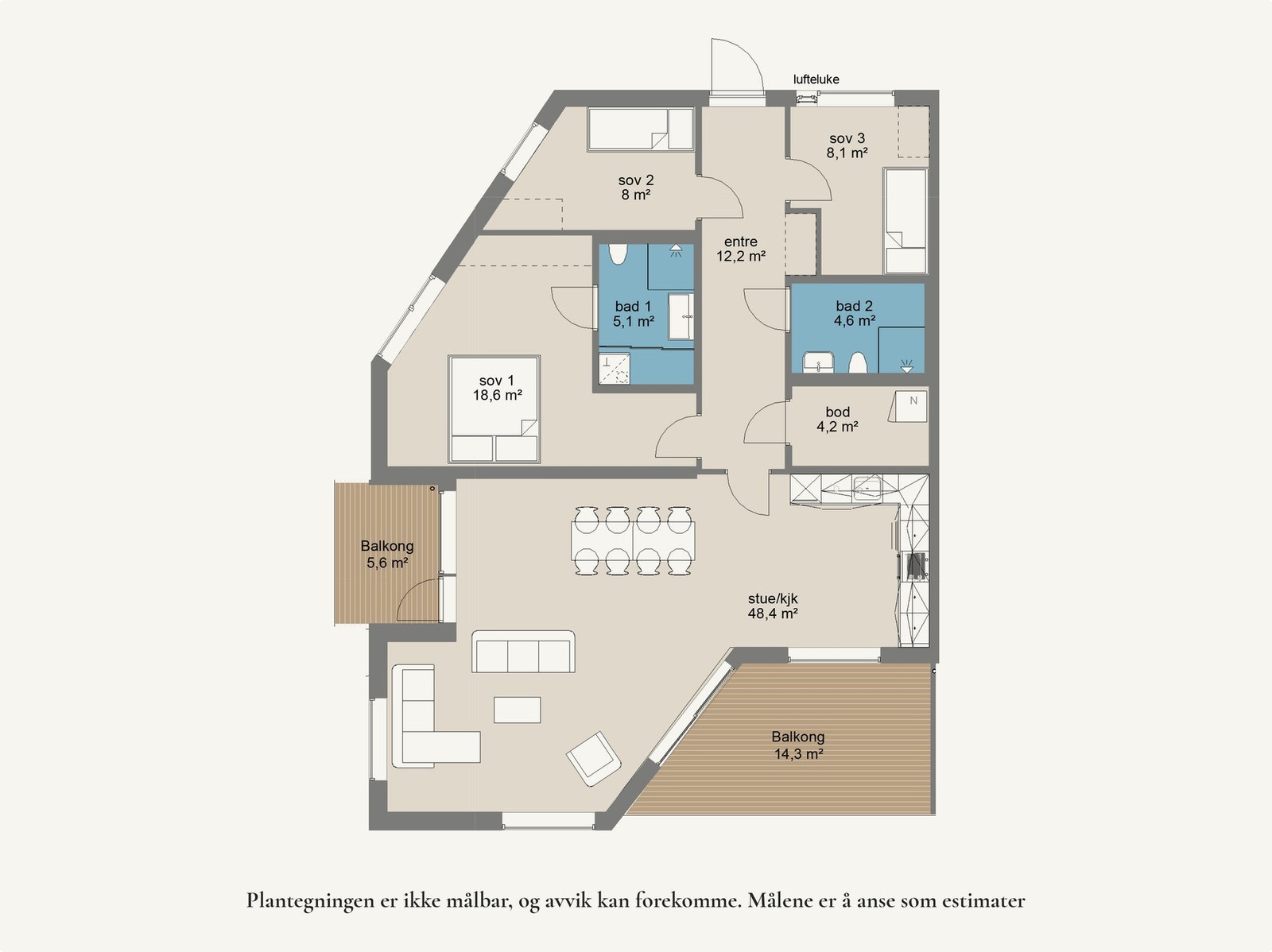 Plantegning Galleribilde