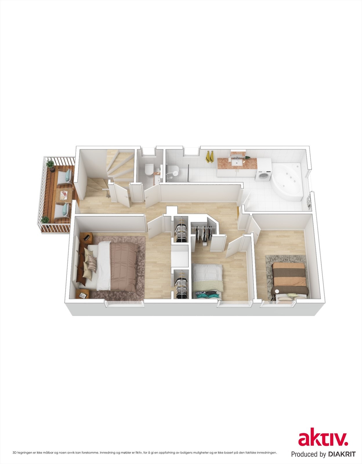 Plantegning 2. etasje Galleribilde