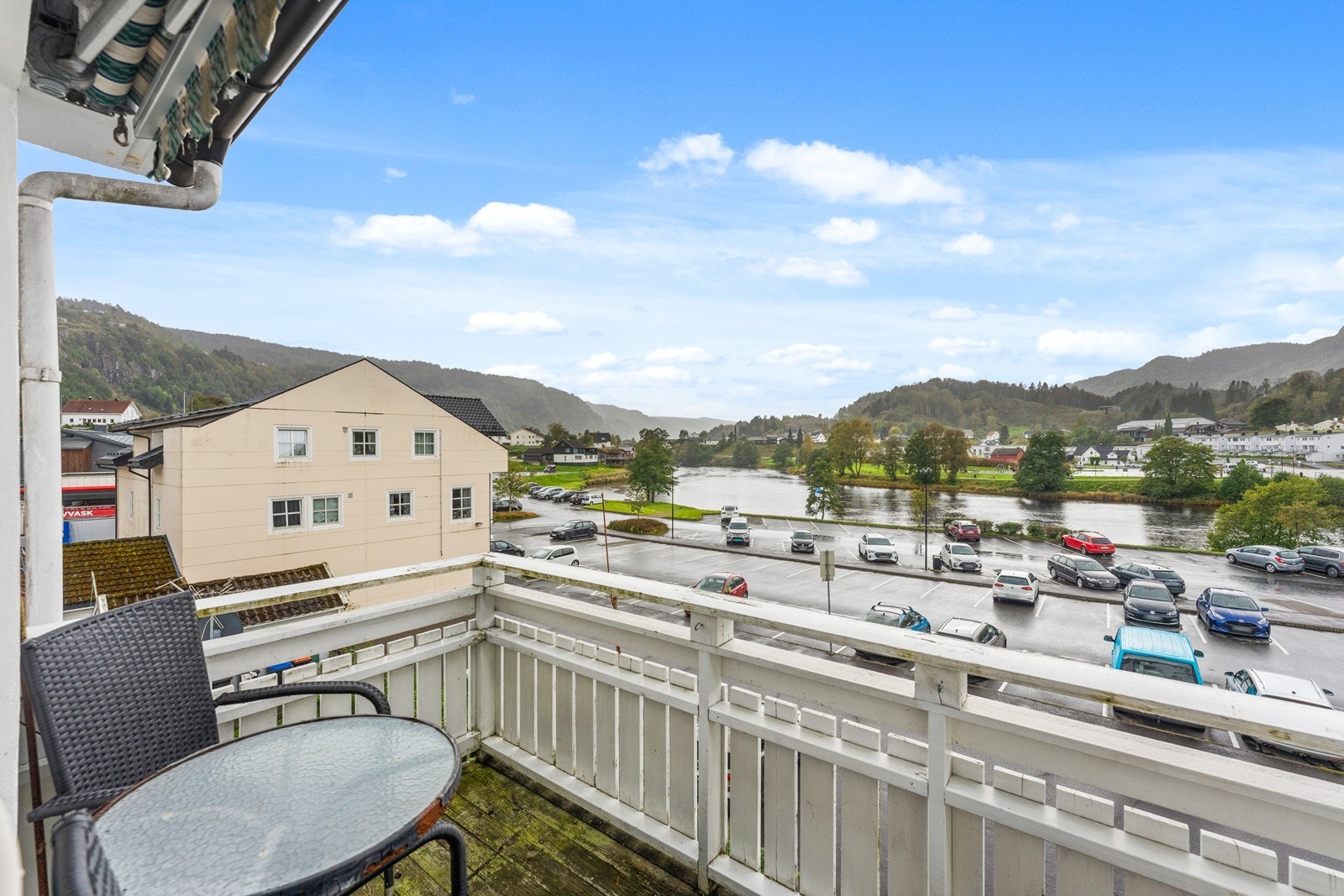 Utsikt fra balkongen. Galleribilde