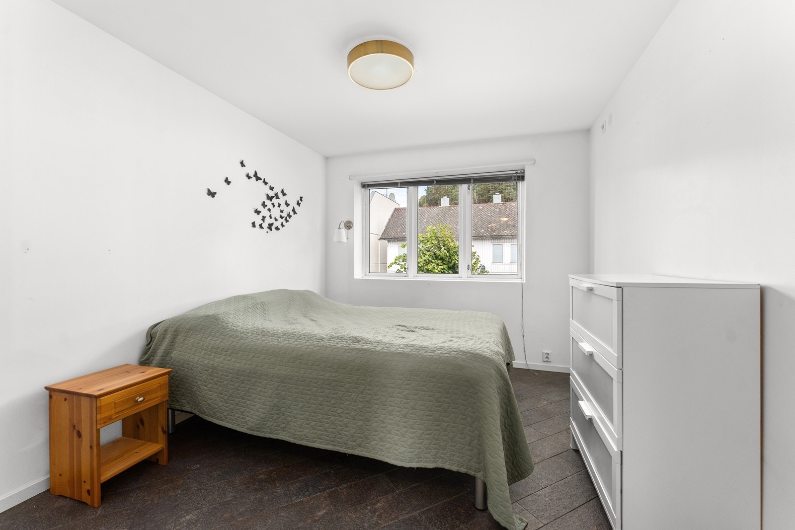 Leiligheten har ett soverom. Galleribilde