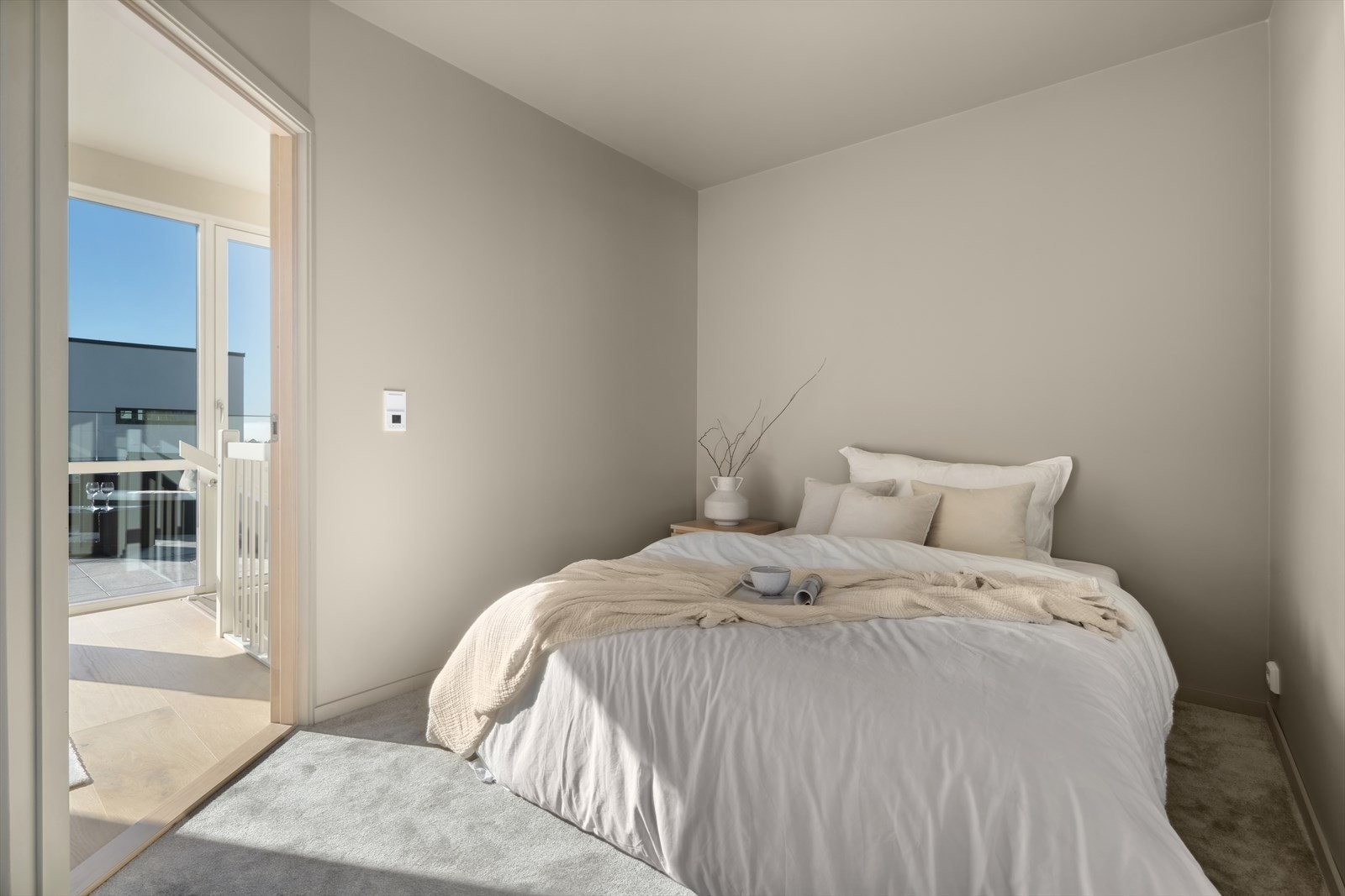 Opprinnelig bestod toppetasjen av ett stort rom. Galleribilde