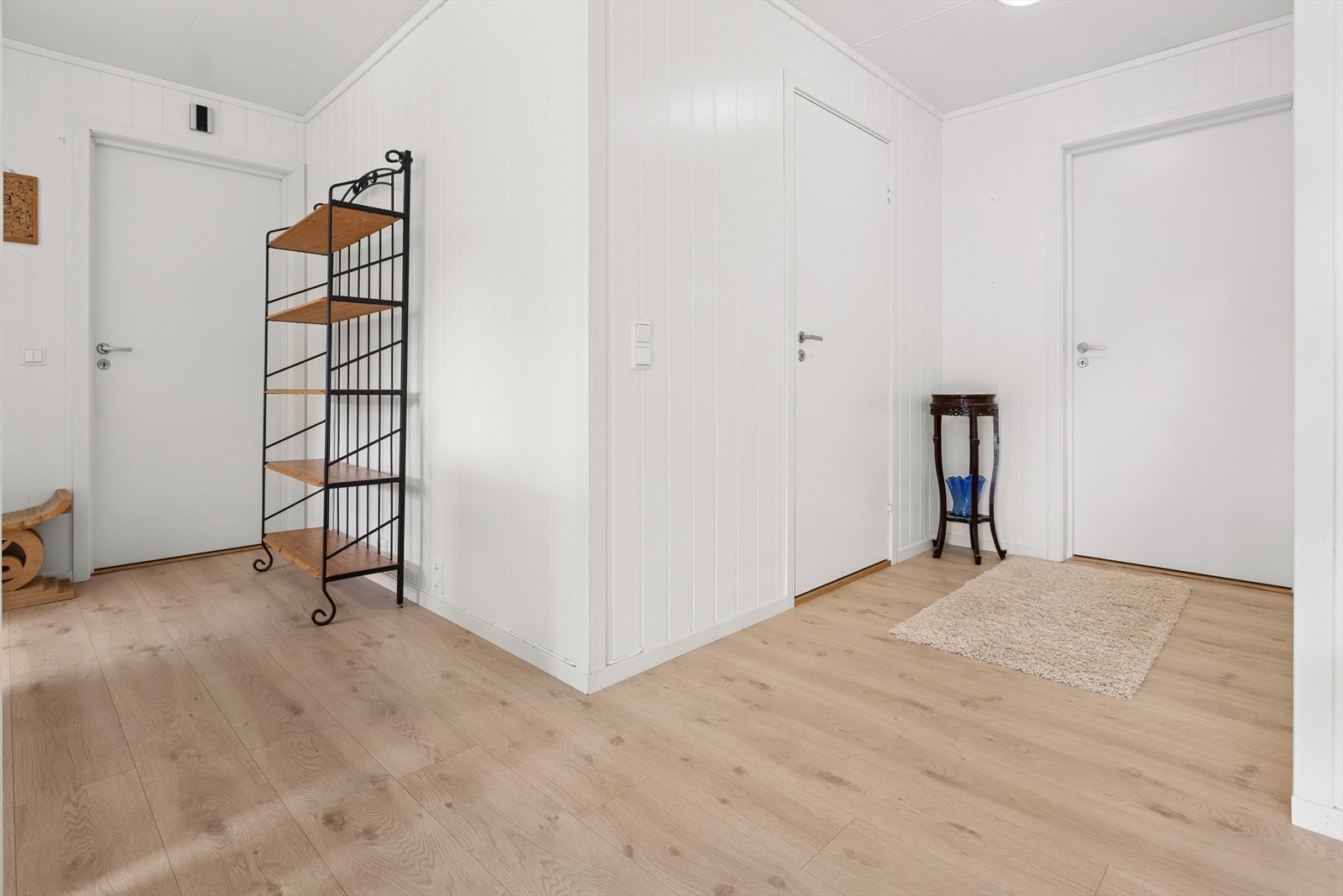 Det er vannbåren varme i gulvet i hele leiligheten. Galleribilde