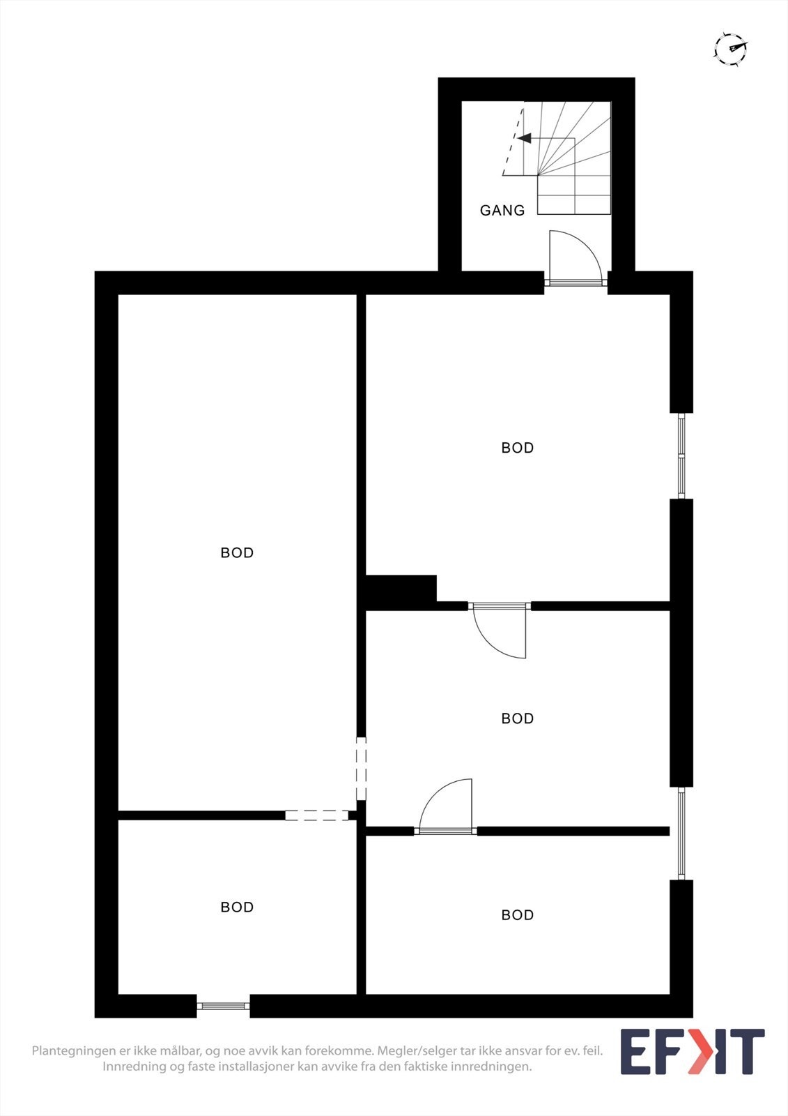 Plantegning kjeller Galleribilde