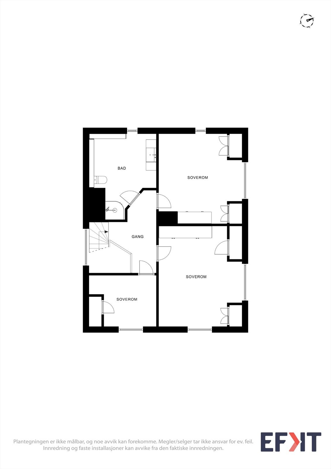 Plantegning 2. etasje Galleribilde