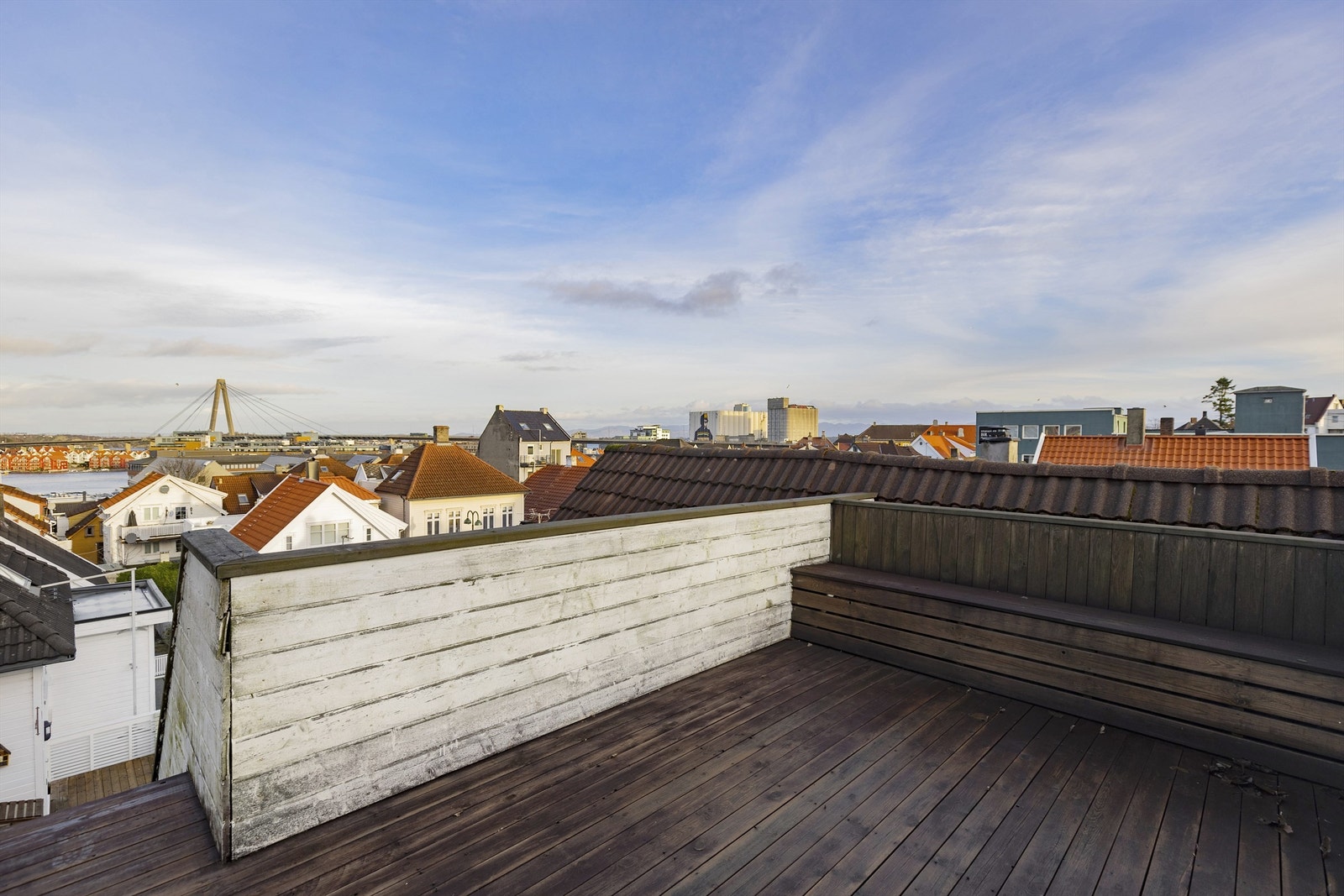 Takterrasse med herlig utsikt Galleribilde