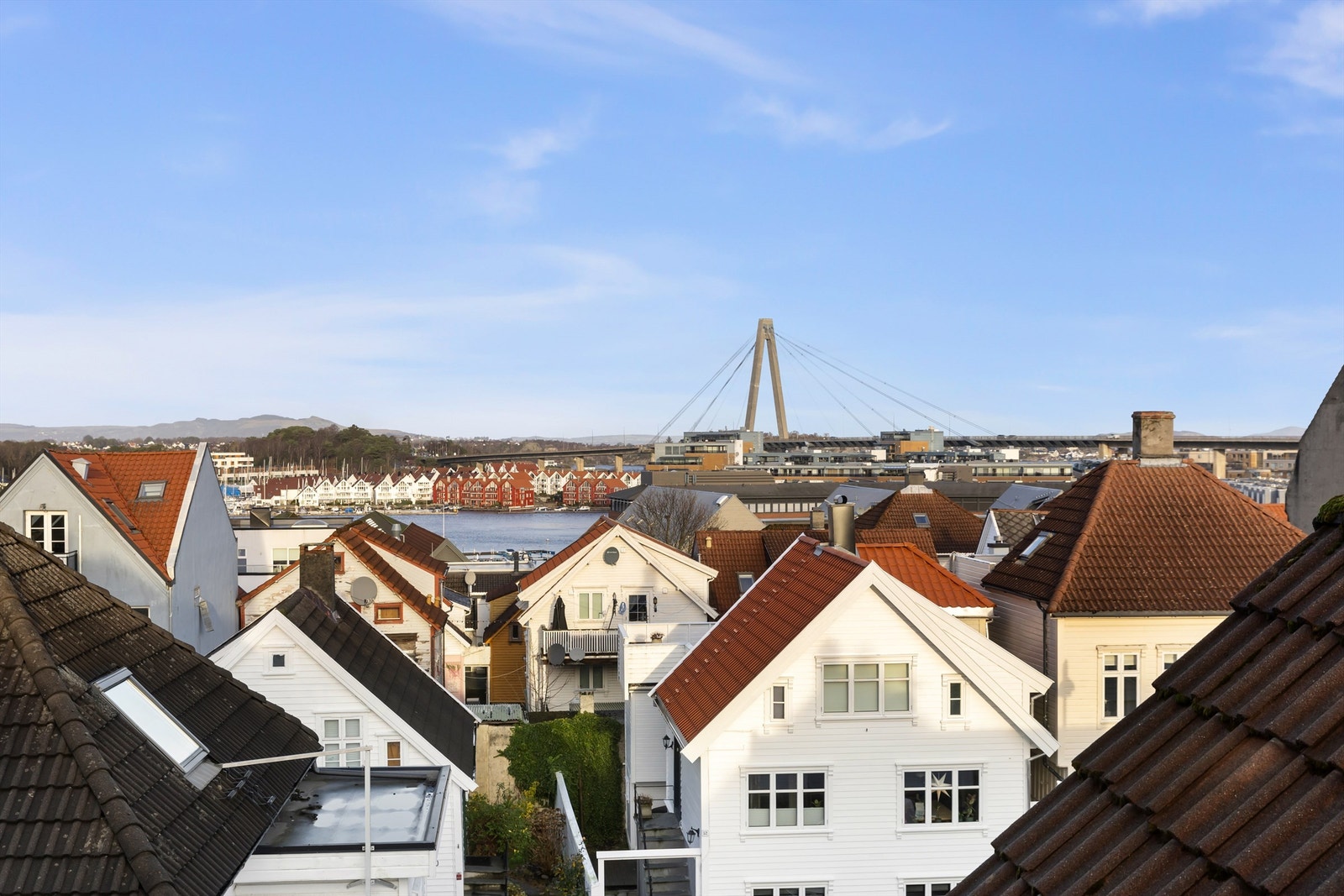 Utsikt fra takterrassen Galleribilde