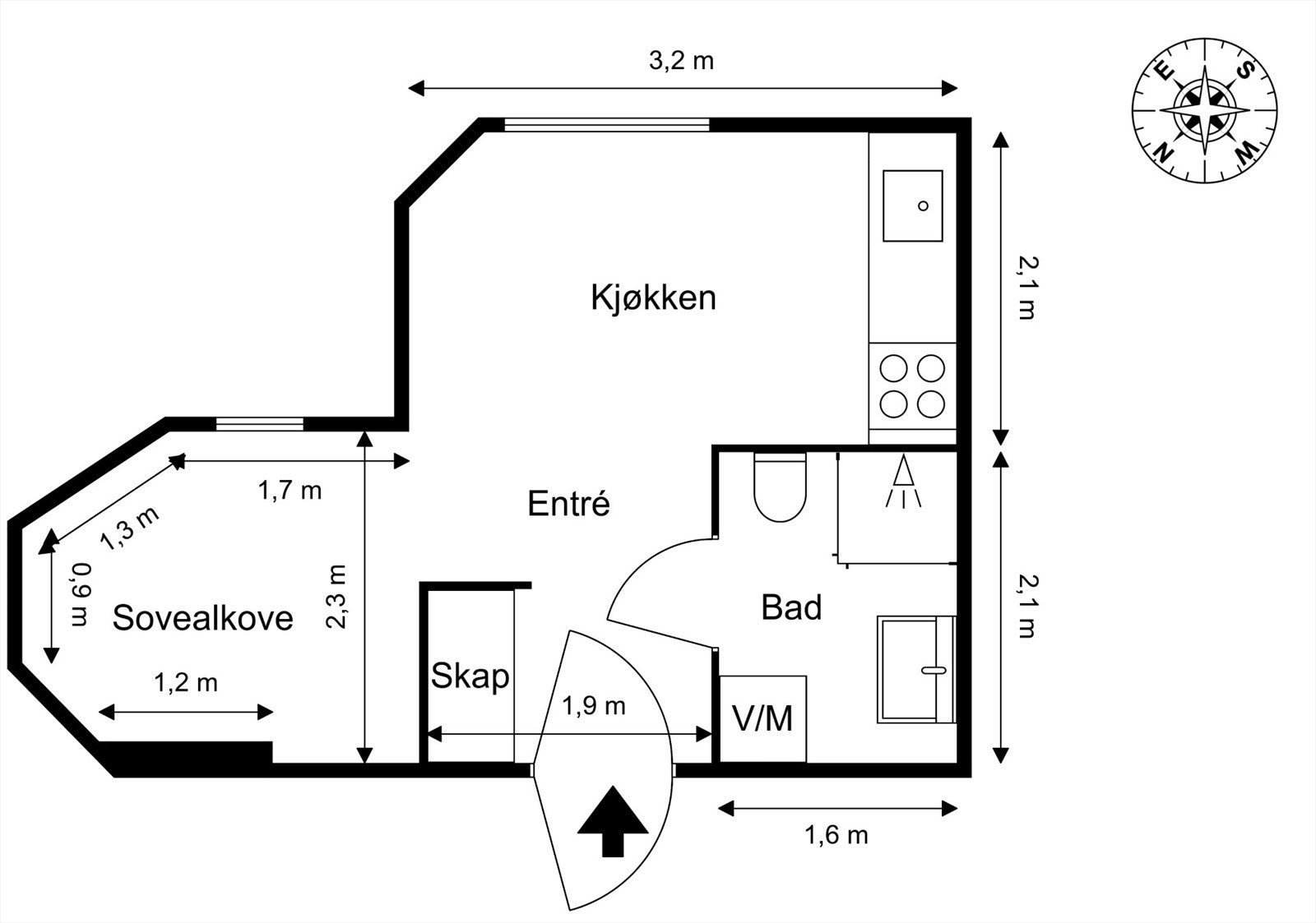 Plantegning Galleribilde