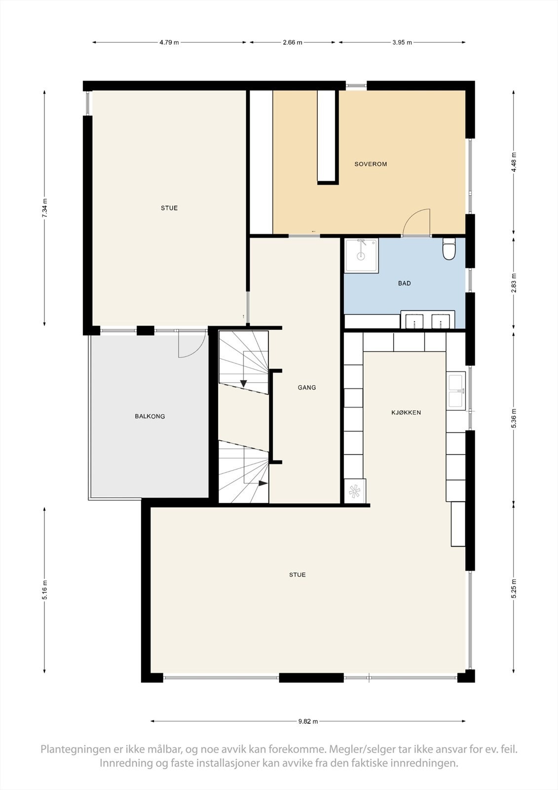 Plantegning 2. etasje. Galleribilde